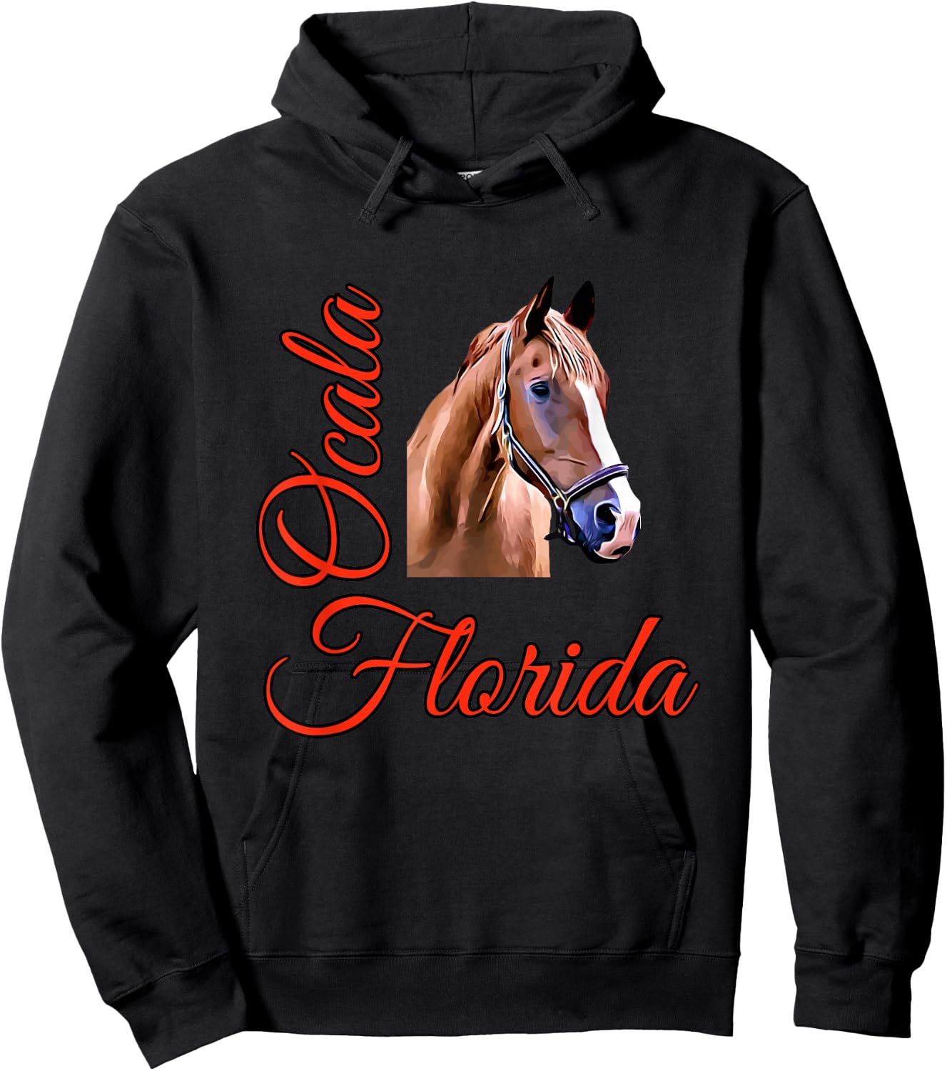 Ocala Florida Horse Hoodie - Hoodie | Black