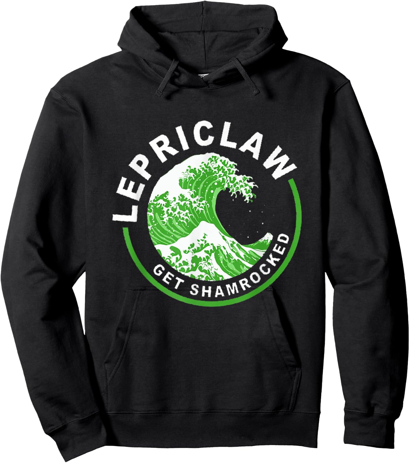 Lepriclaw Get Shamrocked Drinking St Patrick's Day Hoodie - Hoodie | Black