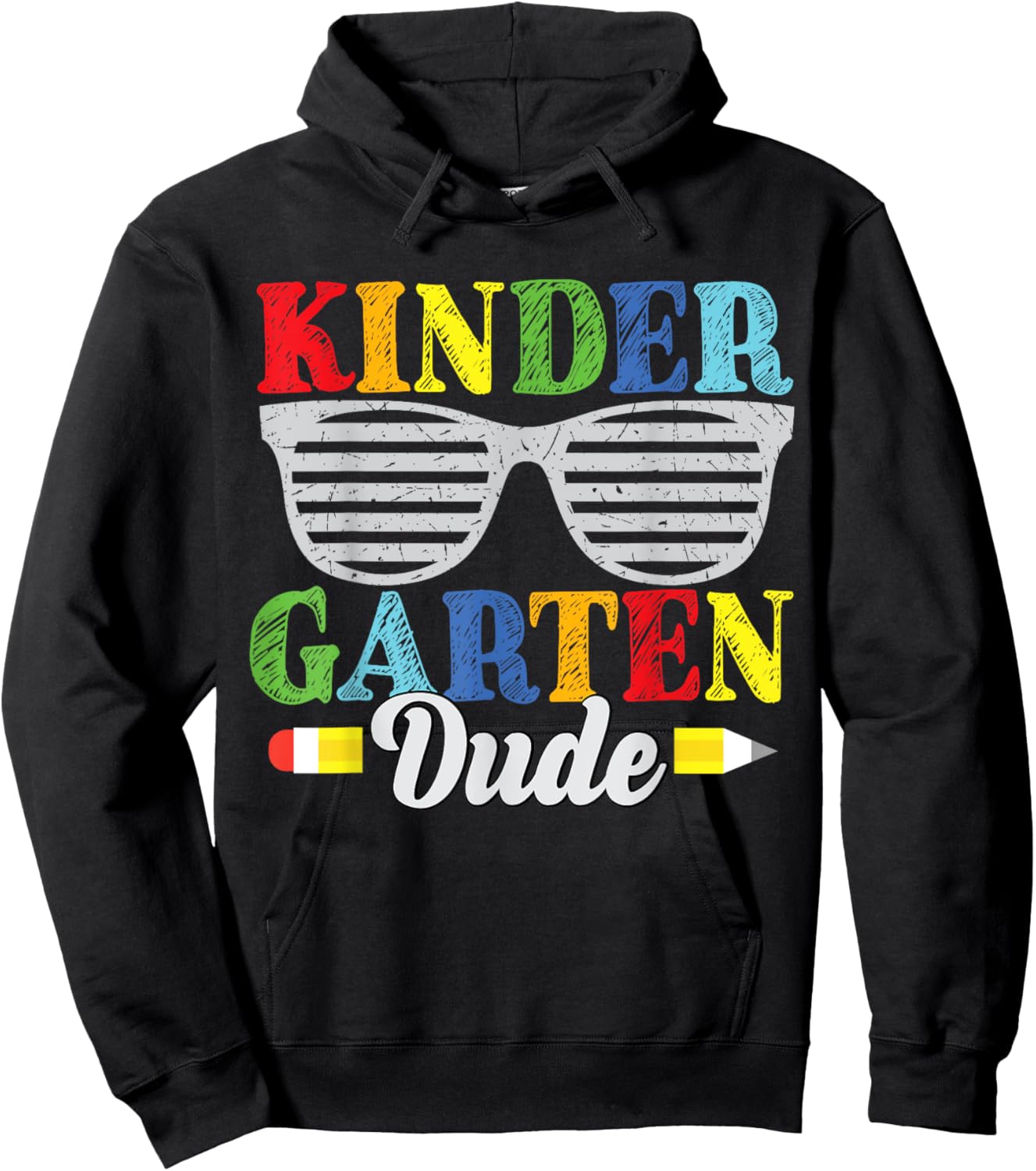 Kindergarten Dude Funny Back To School Kids Toddlers Hoodie - Hoodie | Black