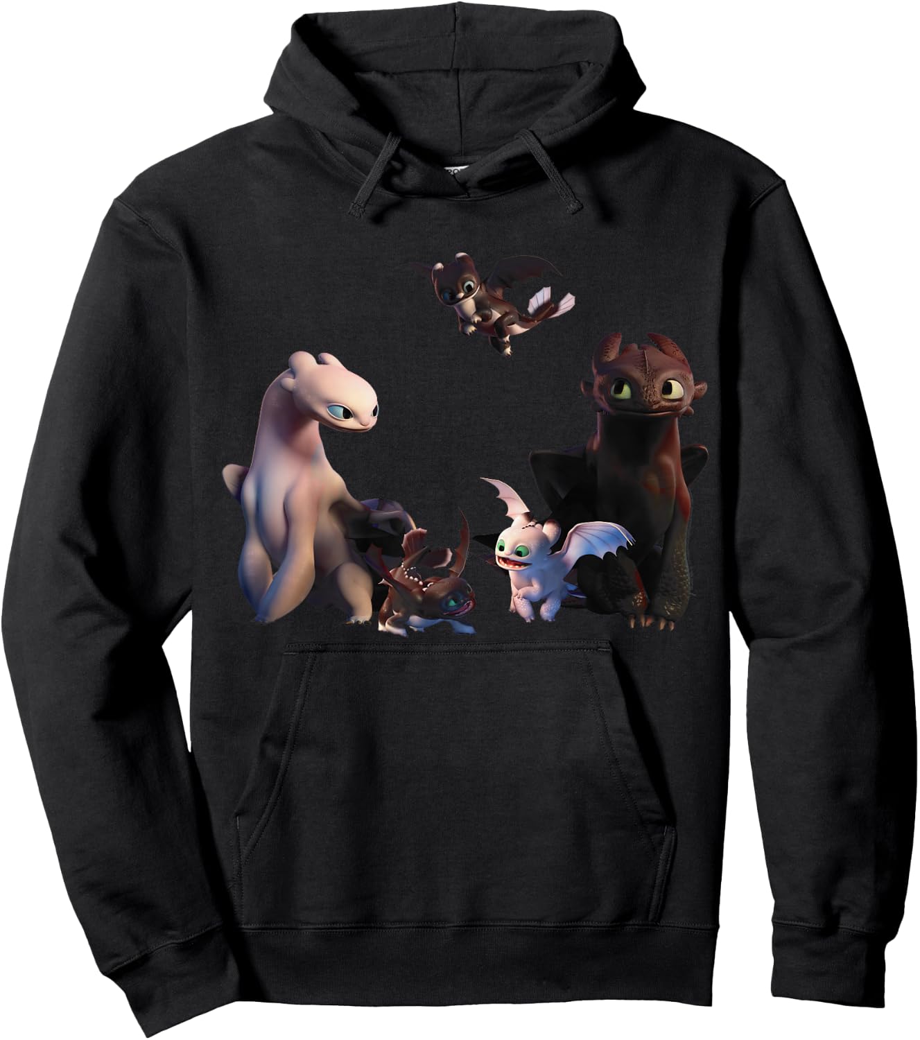 How to Train Your Dragon 3 Night Fury Family Hoodie - Hoodie | Black