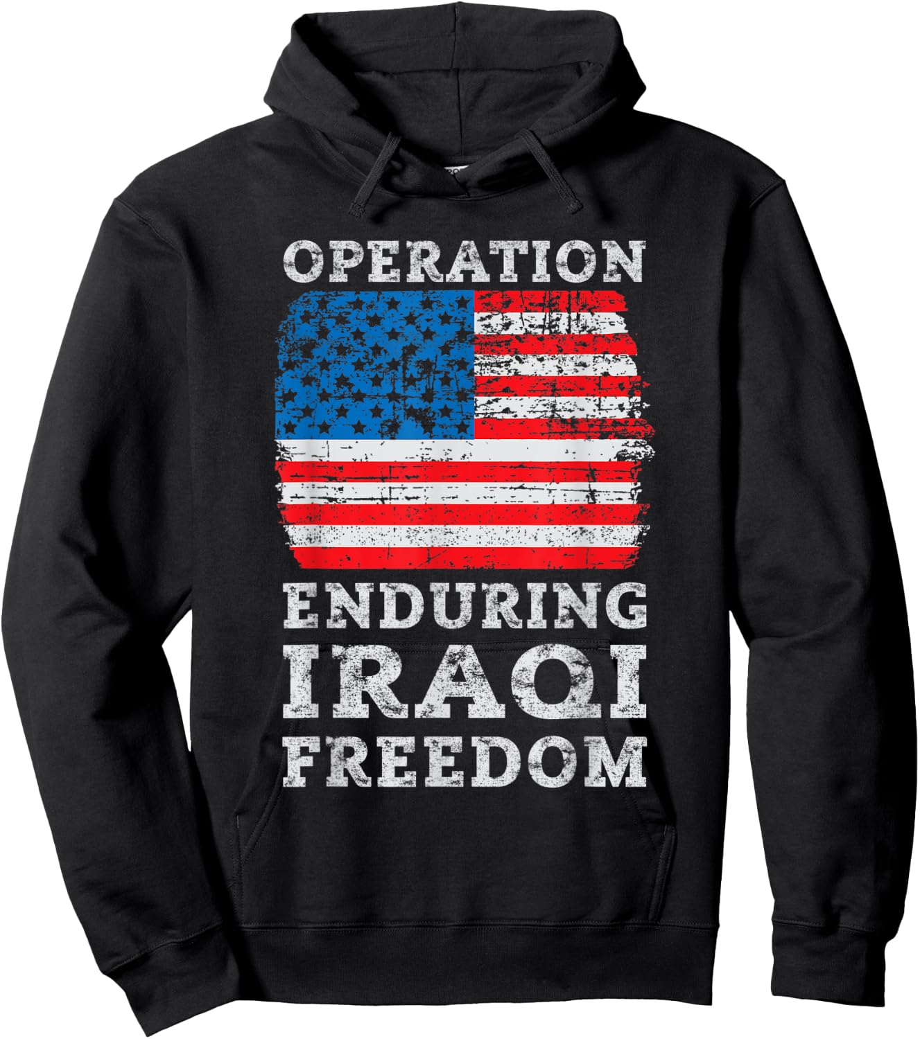 Military Operation Enduring Iraqi Freedom Hoodie - Hoodie | Black