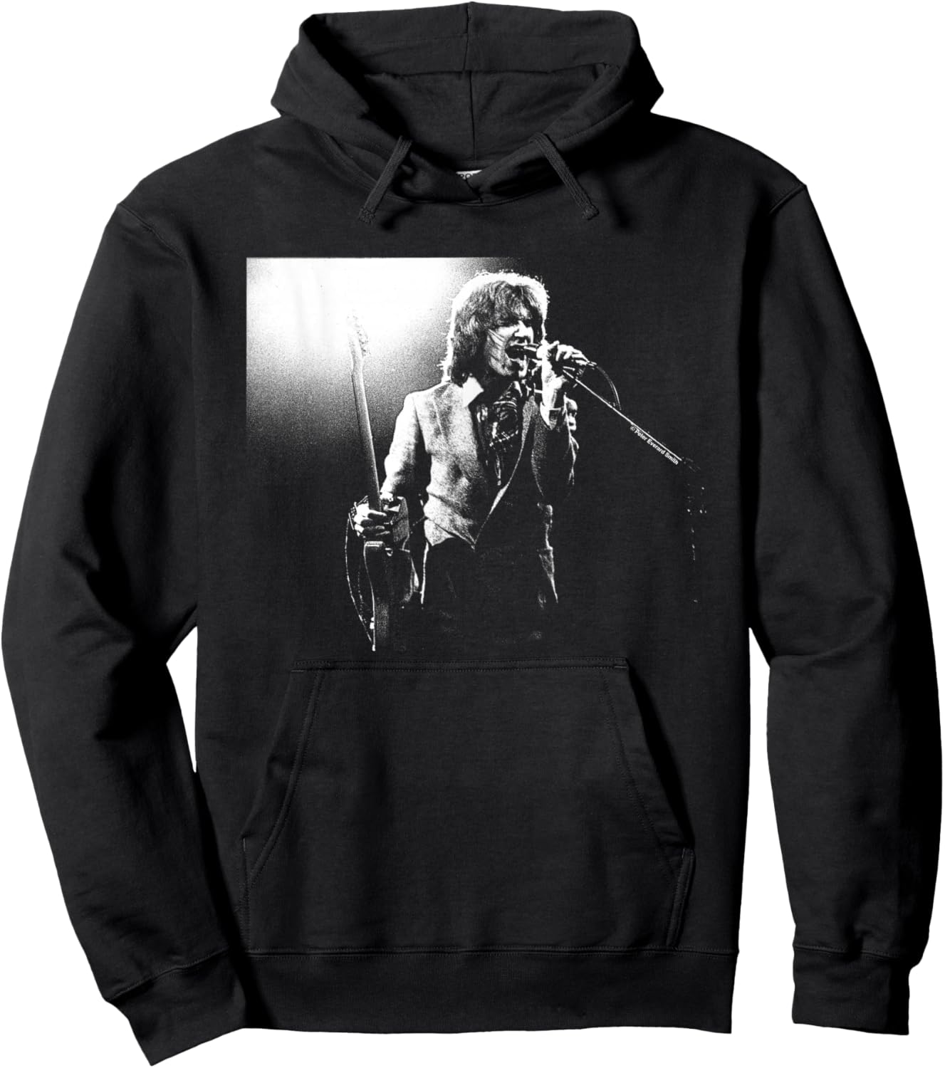 Ray Davies The Kinks Live Black and White by Everard Smith Hoodie - Hoodie | Black
