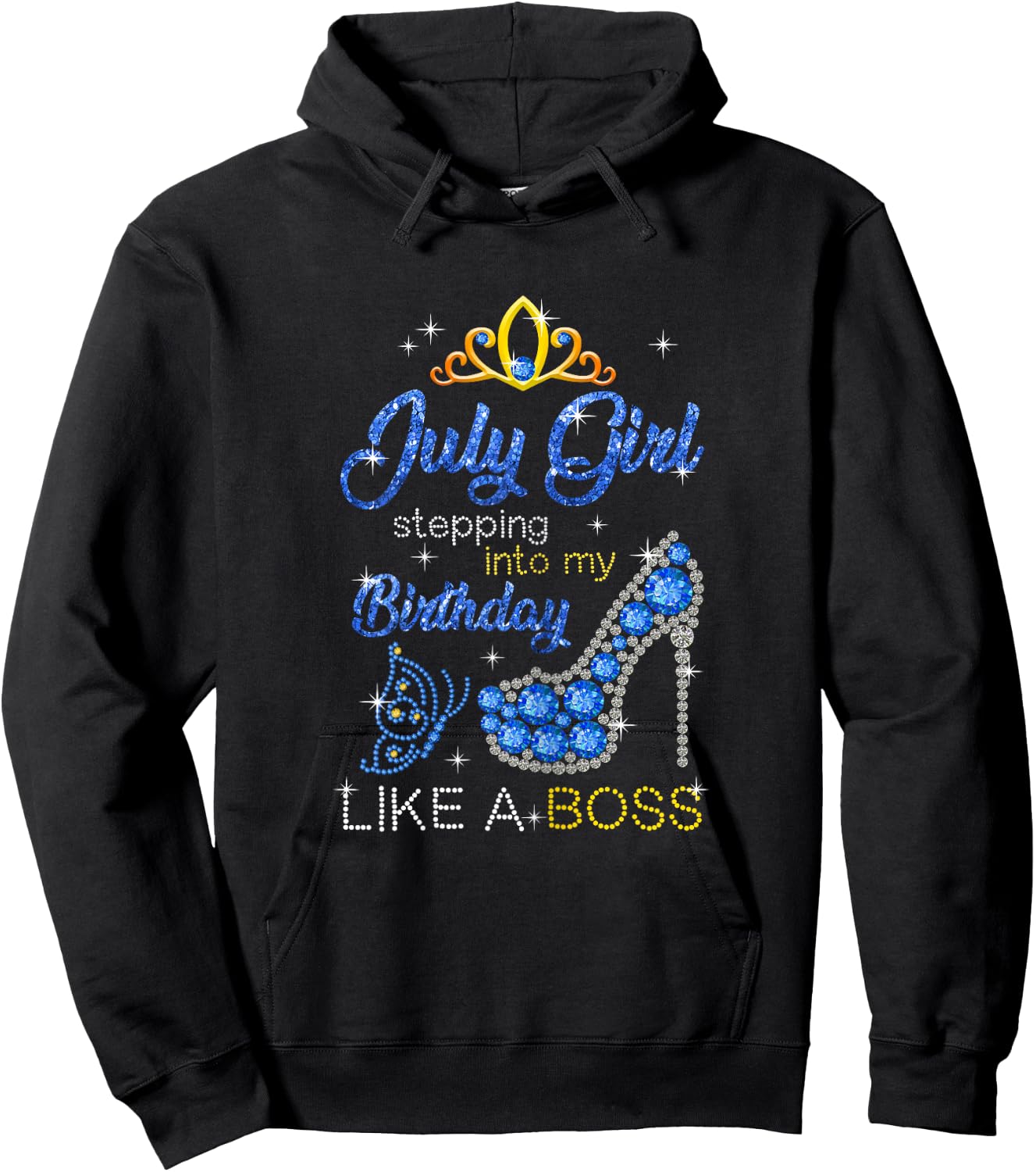 July Girl Stepping Into My Birthday Gift Cancer Hoodie - Hoodie | Black