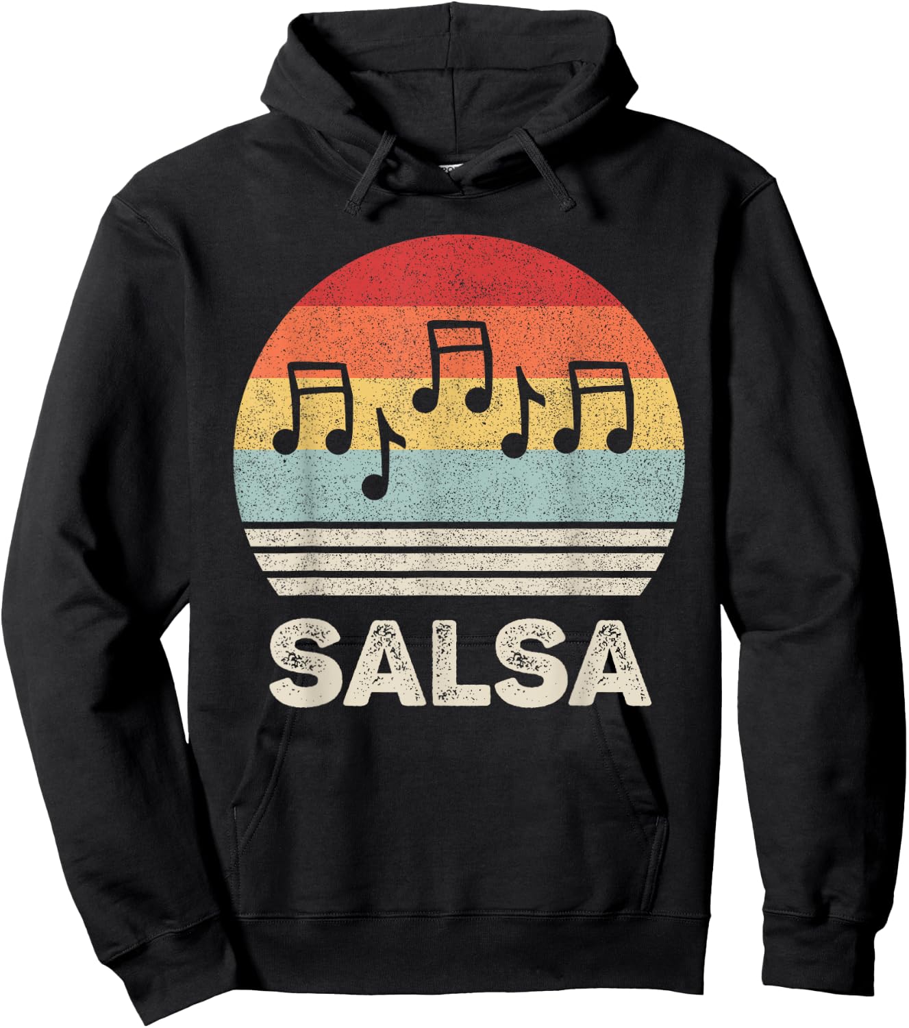 Retro Salsa Dancing Shirt Salsa Dancer Gift Latin Dancing Hoodie - Hoodie | Black