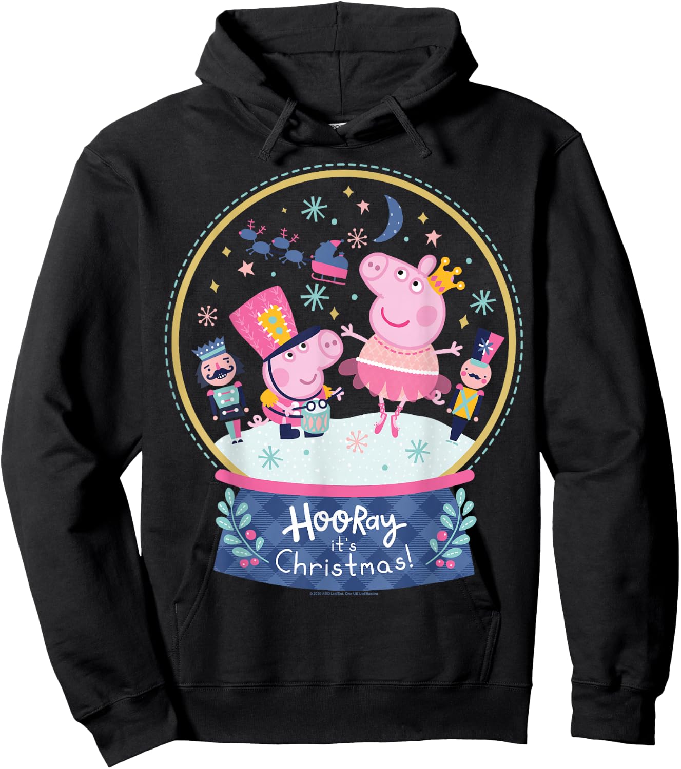 Peppa Pig Magical Snowglobe Hoodie - Hoodie | Black