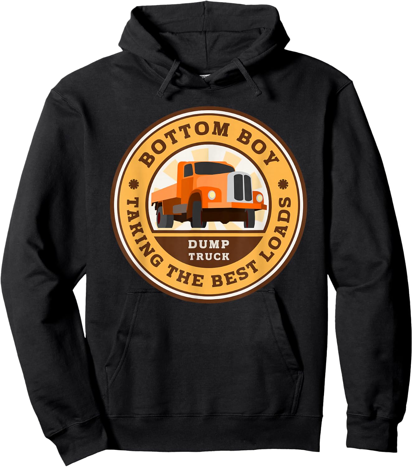 Funny Gay Bottom Boy Dump Truck Co - Taking Every Load Hoodie - Hoodie | Black