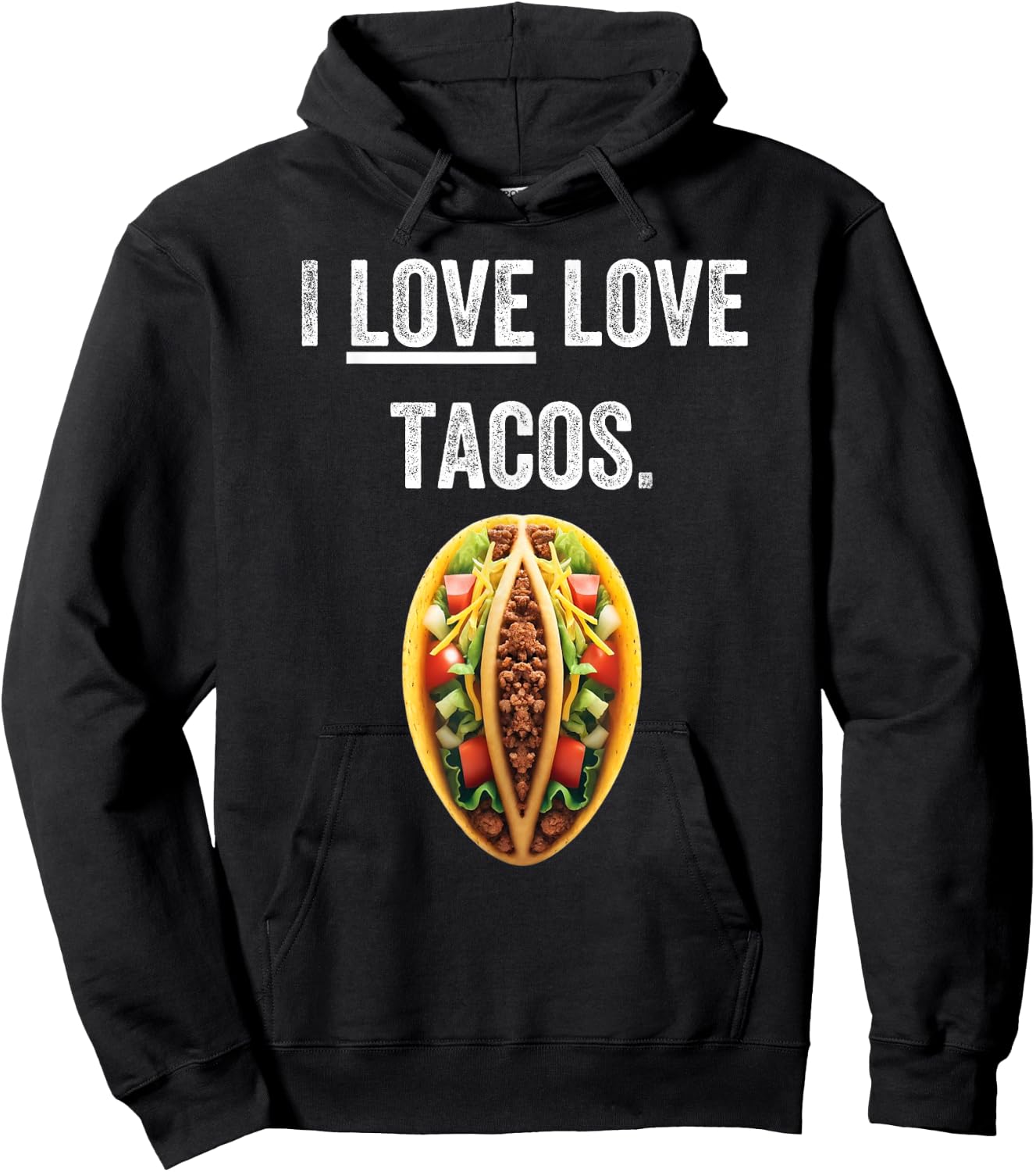 Taco shirts , cinco de mayo, funny taco tuesday lover Hoodie - Hoodie | Black