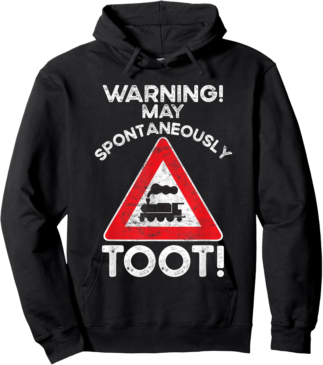 Sorry I Tooted Train Lover Warning I May Talk About Trains Hoodie - Hoodie | Black