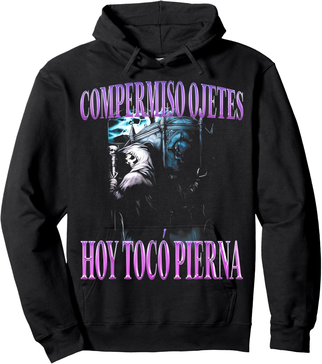 Compermiso ojetes hoy toco pierna Funny Latino Sayings Hoodie - Hoodie | Black