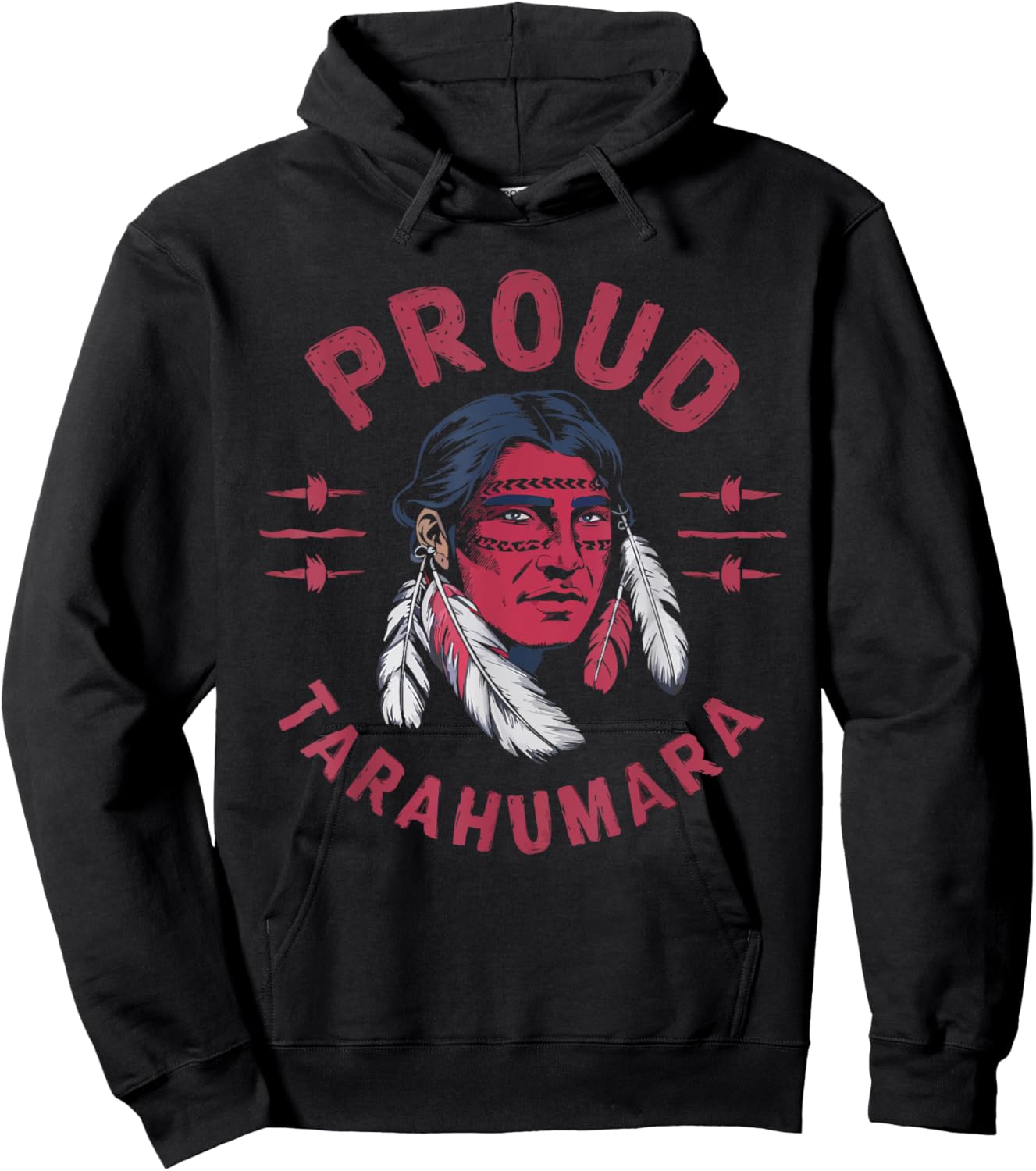 Indigenous People Mexico Native American Tarahumara Tribe Hoodie - Hoodie | Black