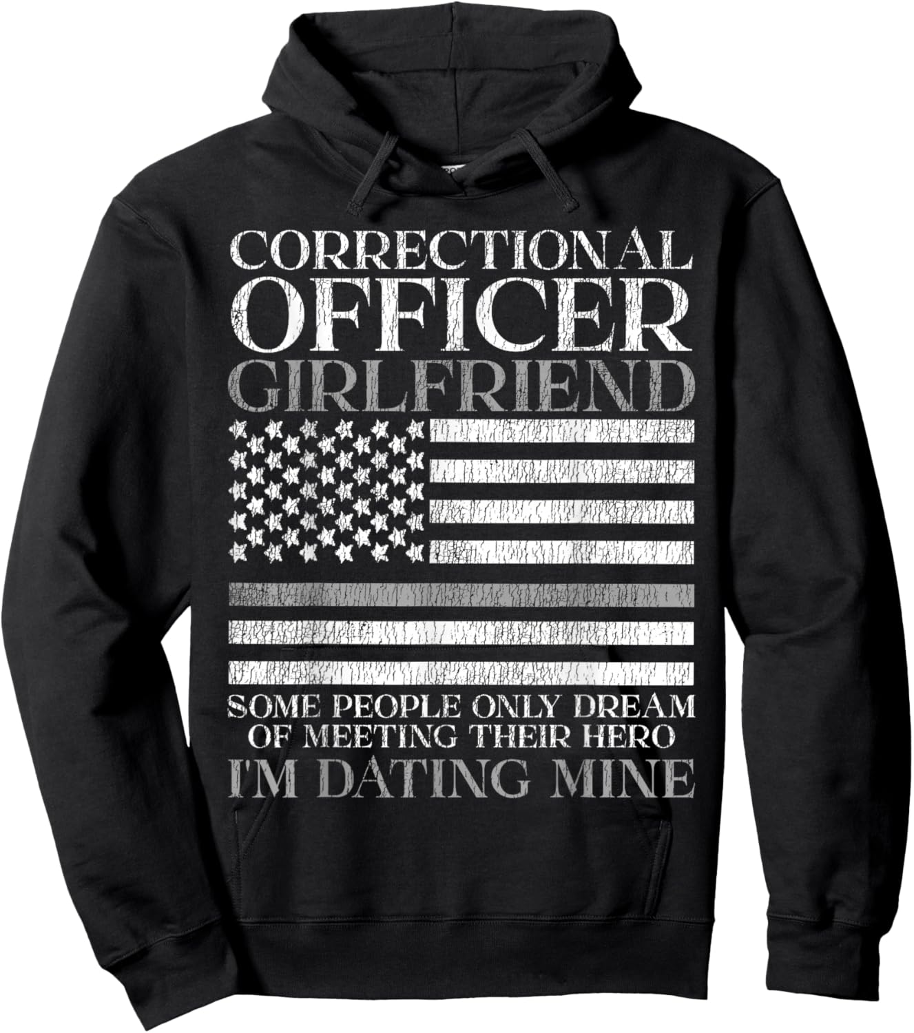 Correctional Officer Girlfriend Correctional Officer Hoodie - Hoodie | Black