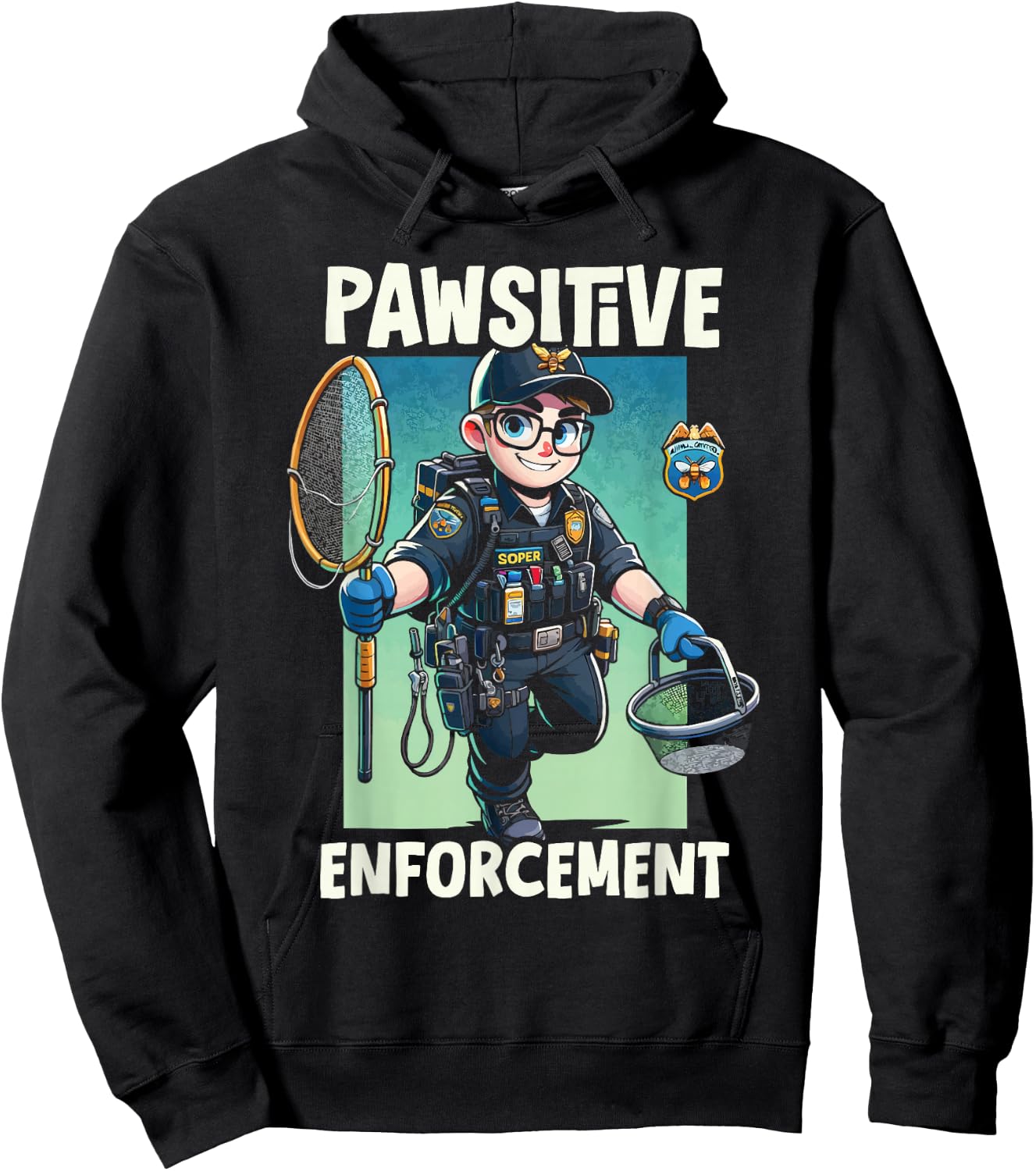 Animal Control Officer Job Occupation Animal Welfare Hoodie - Hoodie | Black