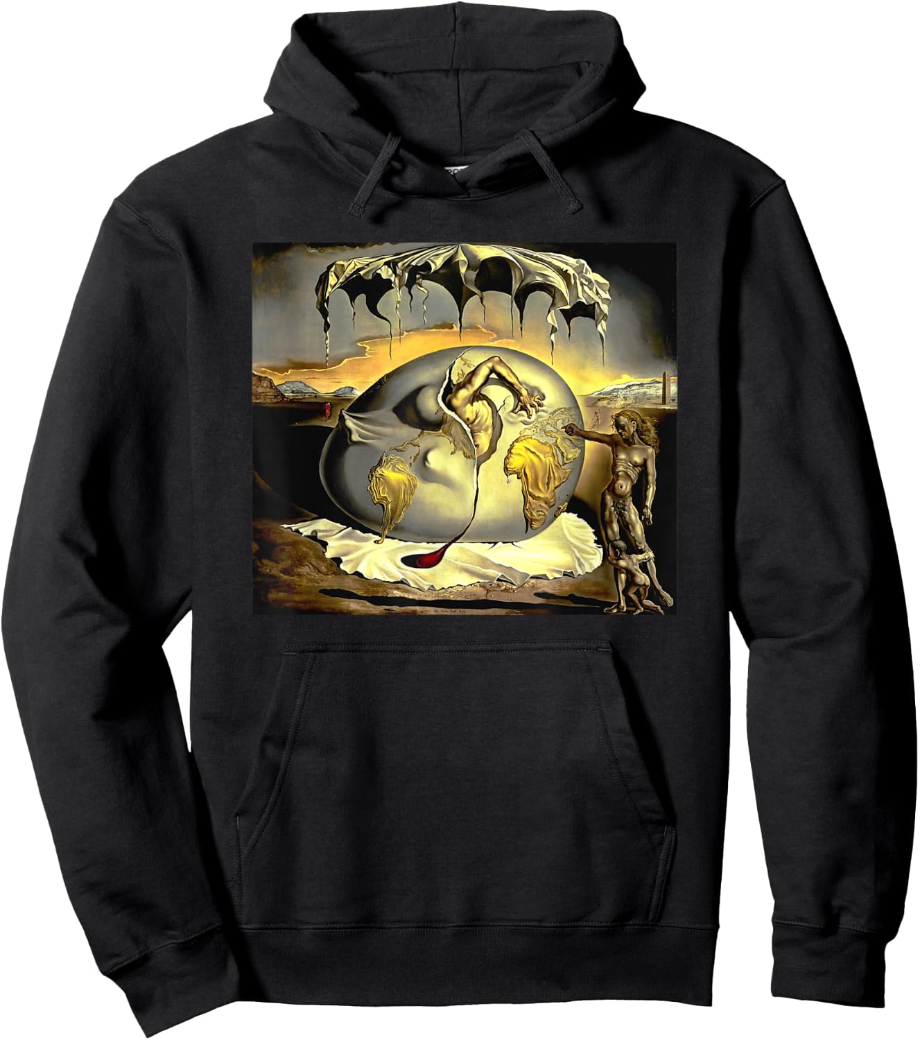 Famous Painting Illustration. Hoodie - Hoodie | Black