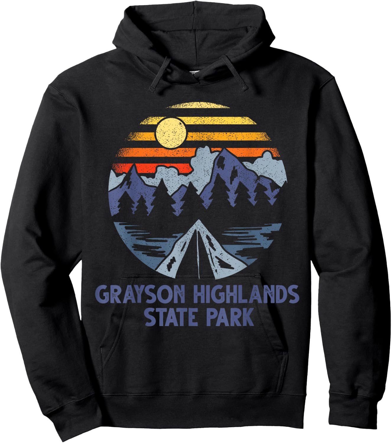 Grayson Highlands State Park Virginia VA Forest Outdoors Hoodie - Hoodie | Black