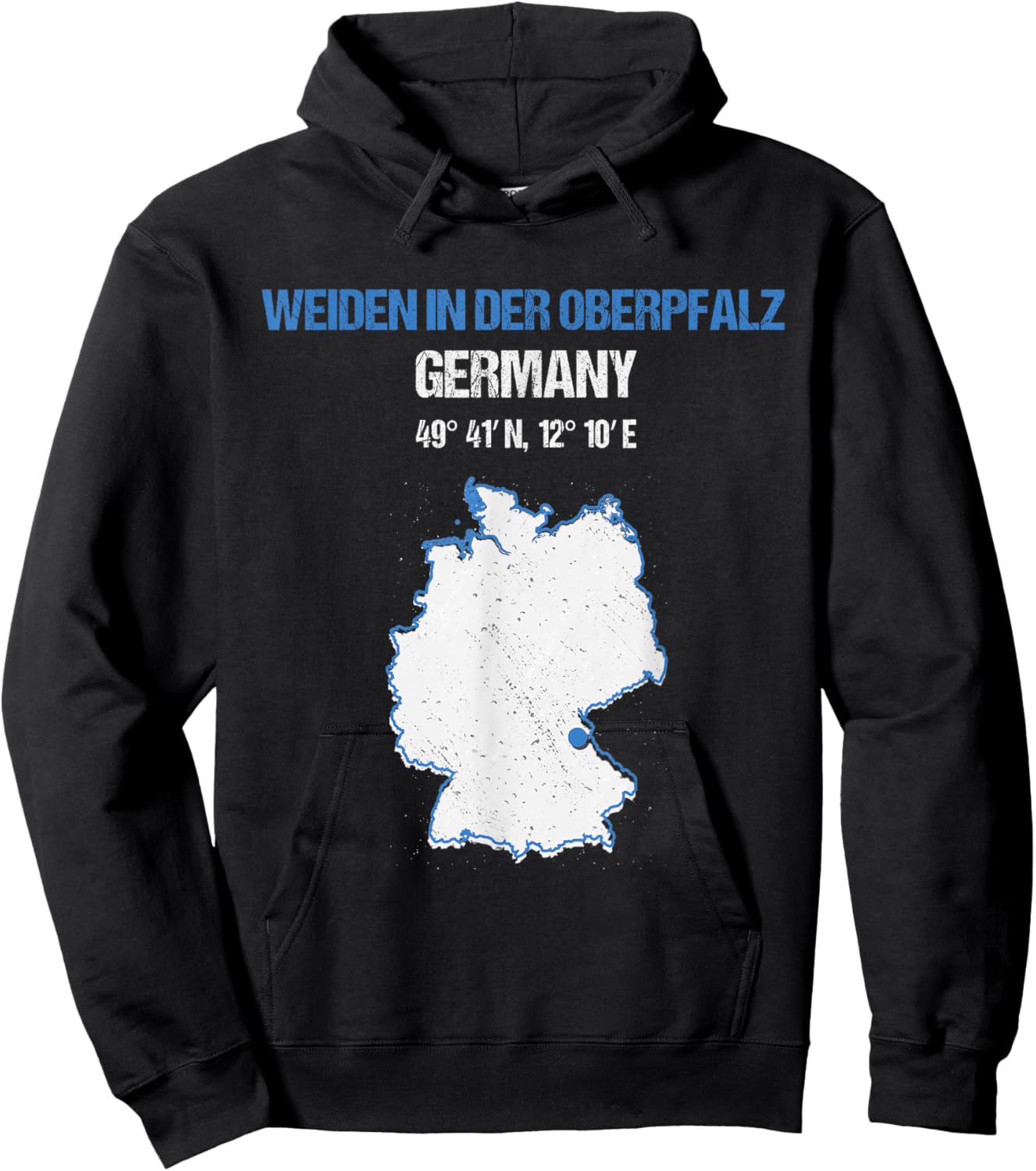Weiden in der Oberpfalz Germany City Hoodie - Hoodie | Black