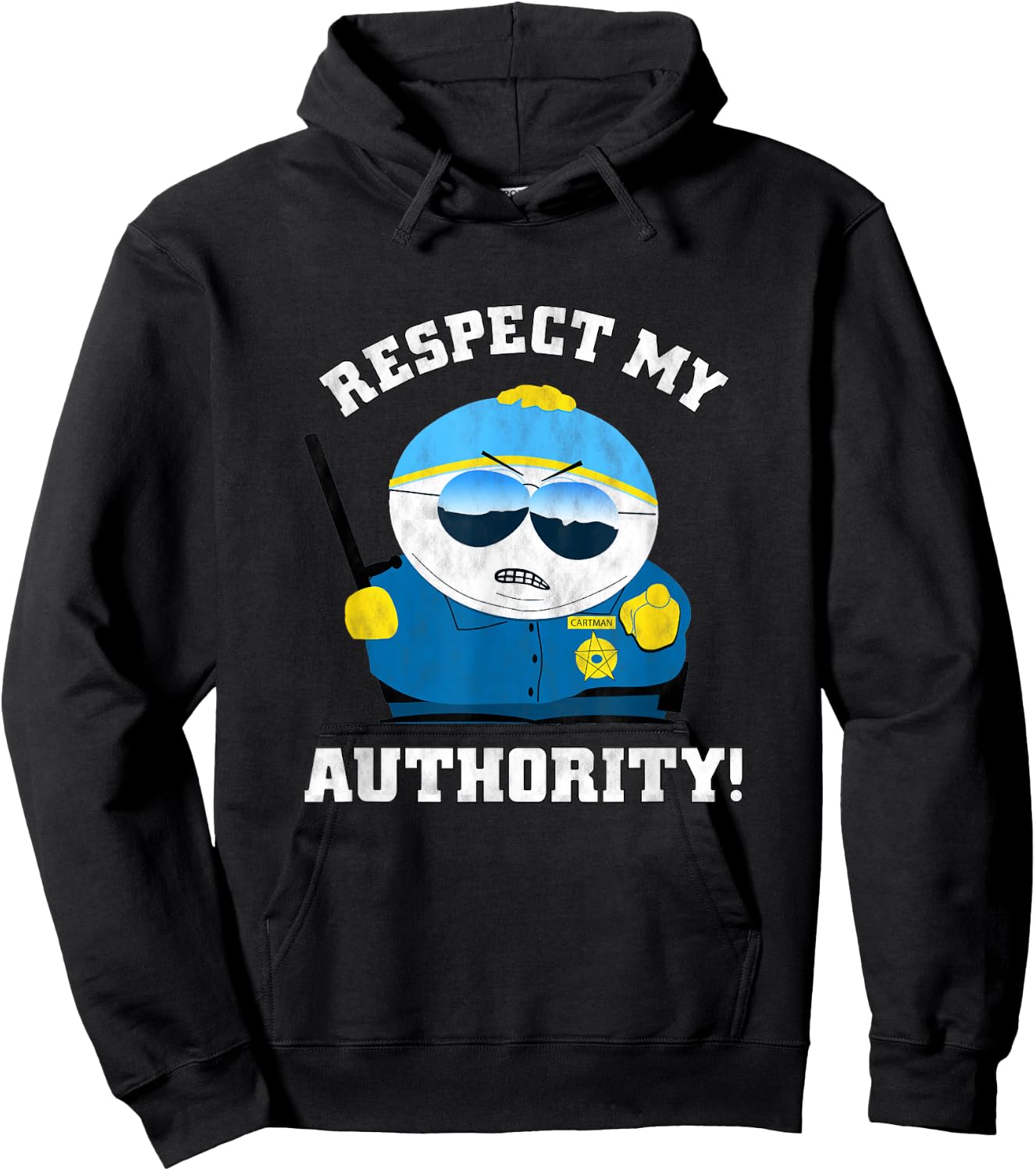 South Park Officer Cartman Hoodie - Hoodie | Black