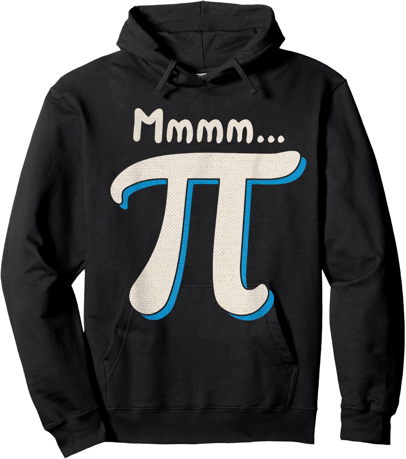 Mmmm Pi Day Math Pun Funny Algebra and Pie Lover Humor Gift Hoodie - Hoodie | Black