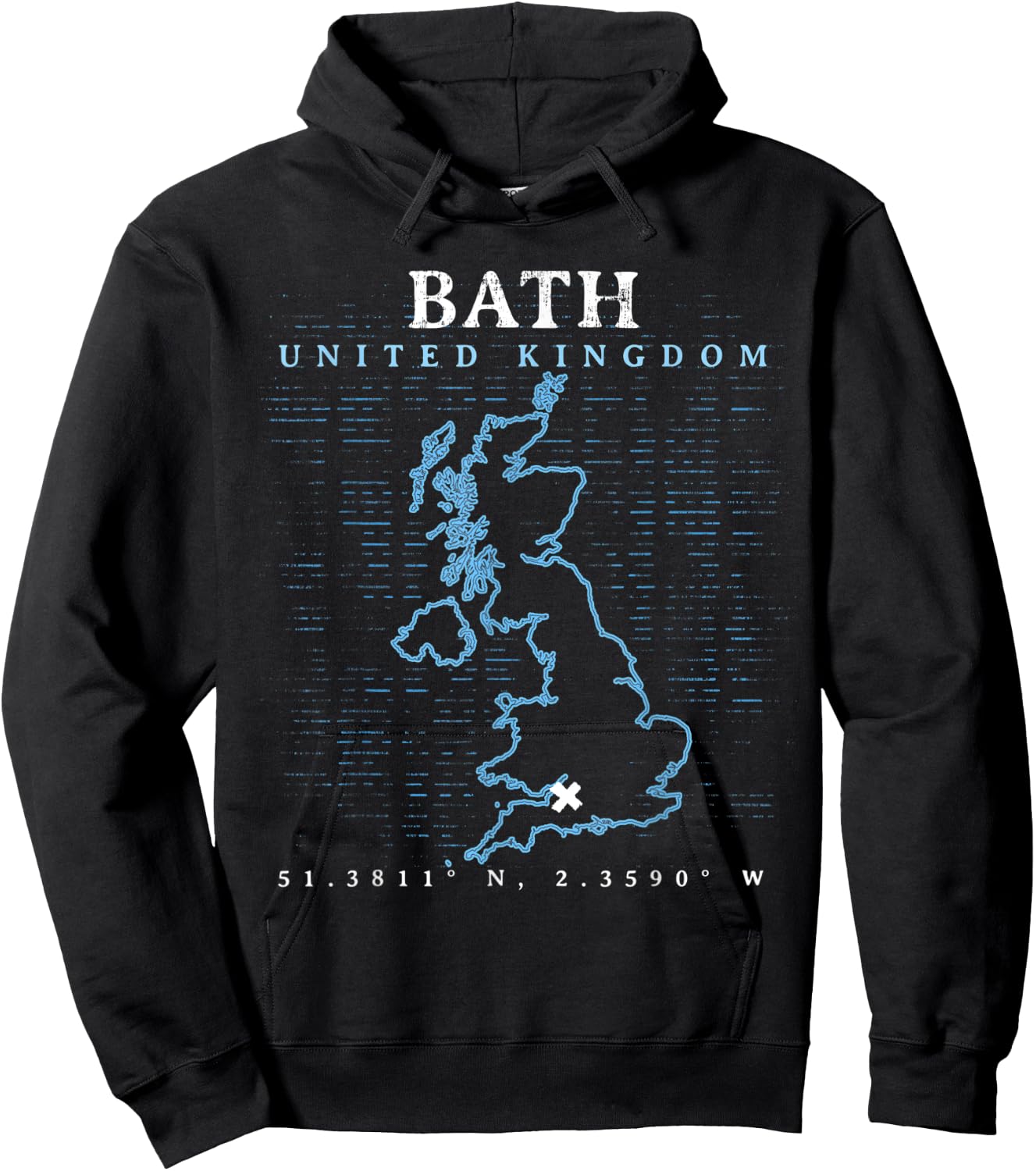 UK Bath Hoodie - Hoodie | Black