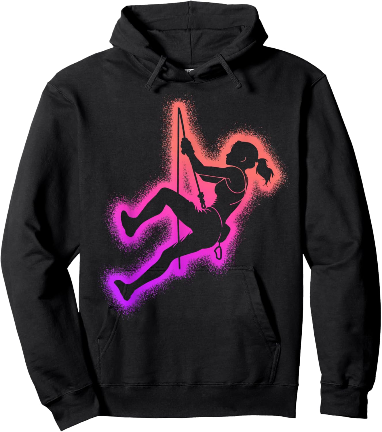 Climbing Bouldering Kids Girls Women Rock Climber Hoodie - Hoodie | Black
