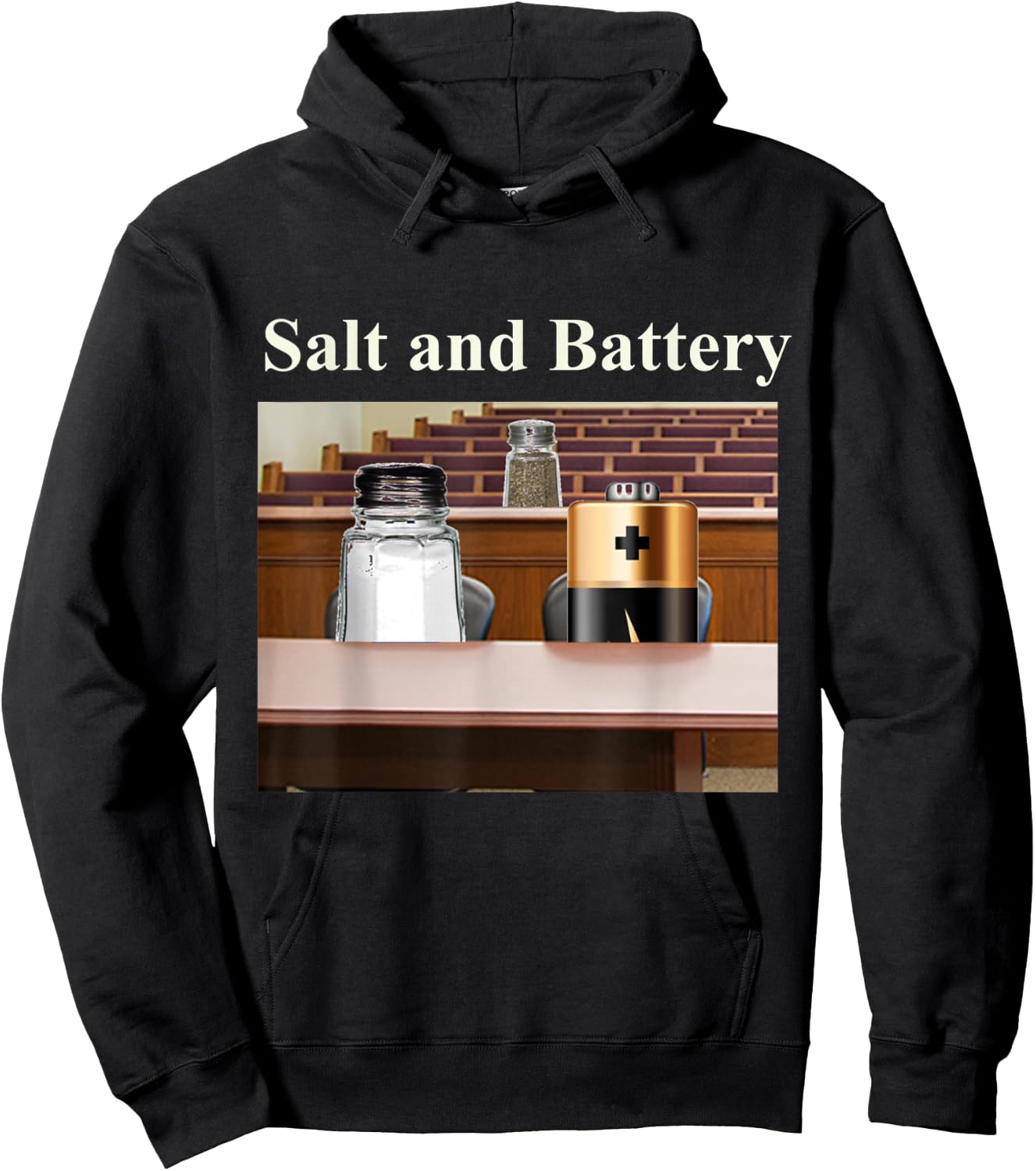 Assault and Battery and a Shakedown for Pepper pass the Salt Hoodie - Hoodie | Black