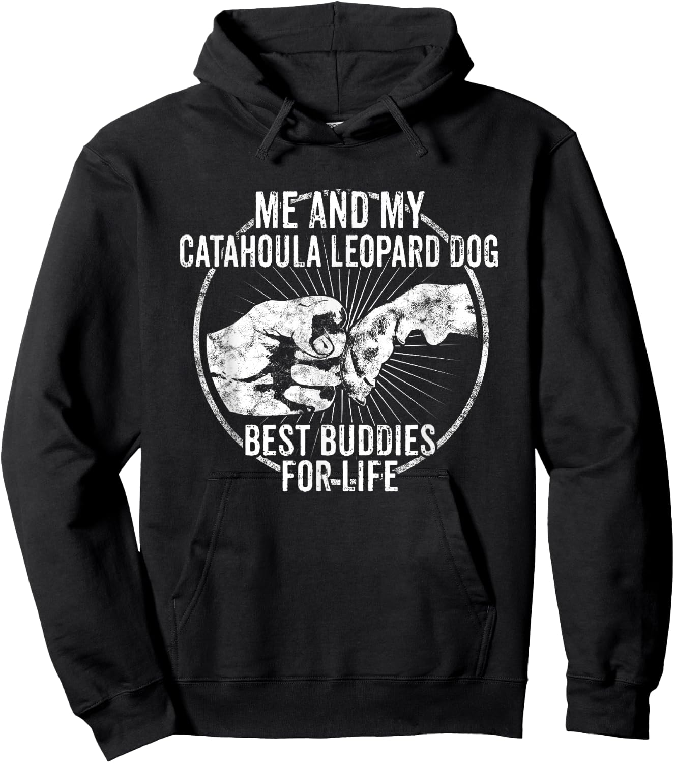 Catahoula Leopard Dog Hoodie - Hoodie | Black