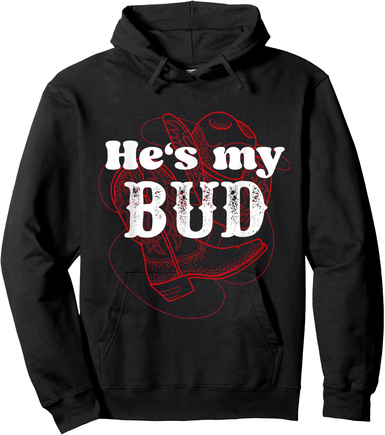 Texas Bud Texas Sissy Square Dance Couple Rodeo Hoodie - Hoodie | Black