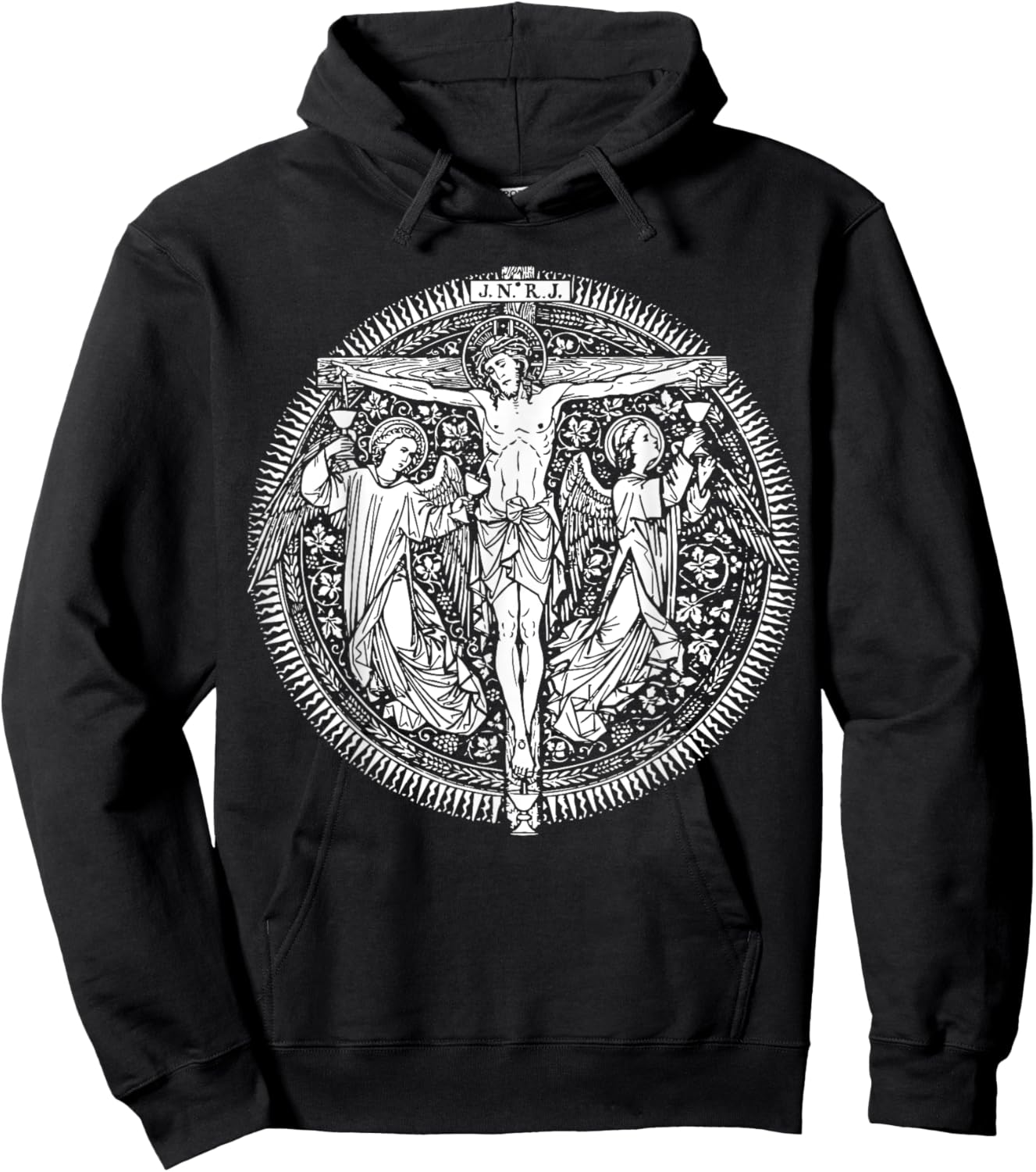 Devotion to Most Precious Blood of Jesus Christ Catholic Hoodie - Hoodie | Black