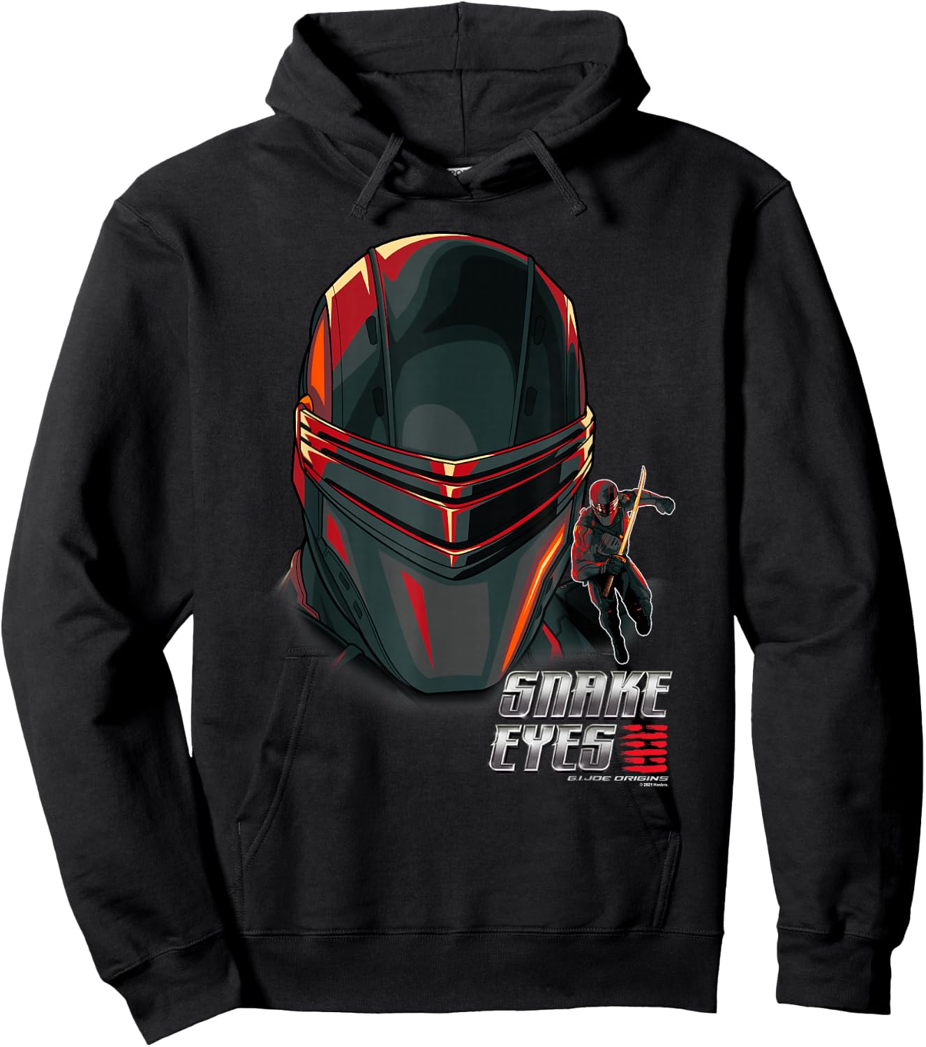 Snake Eyes Big Hero Snake Eyes Hoodie - Hoodie | Black