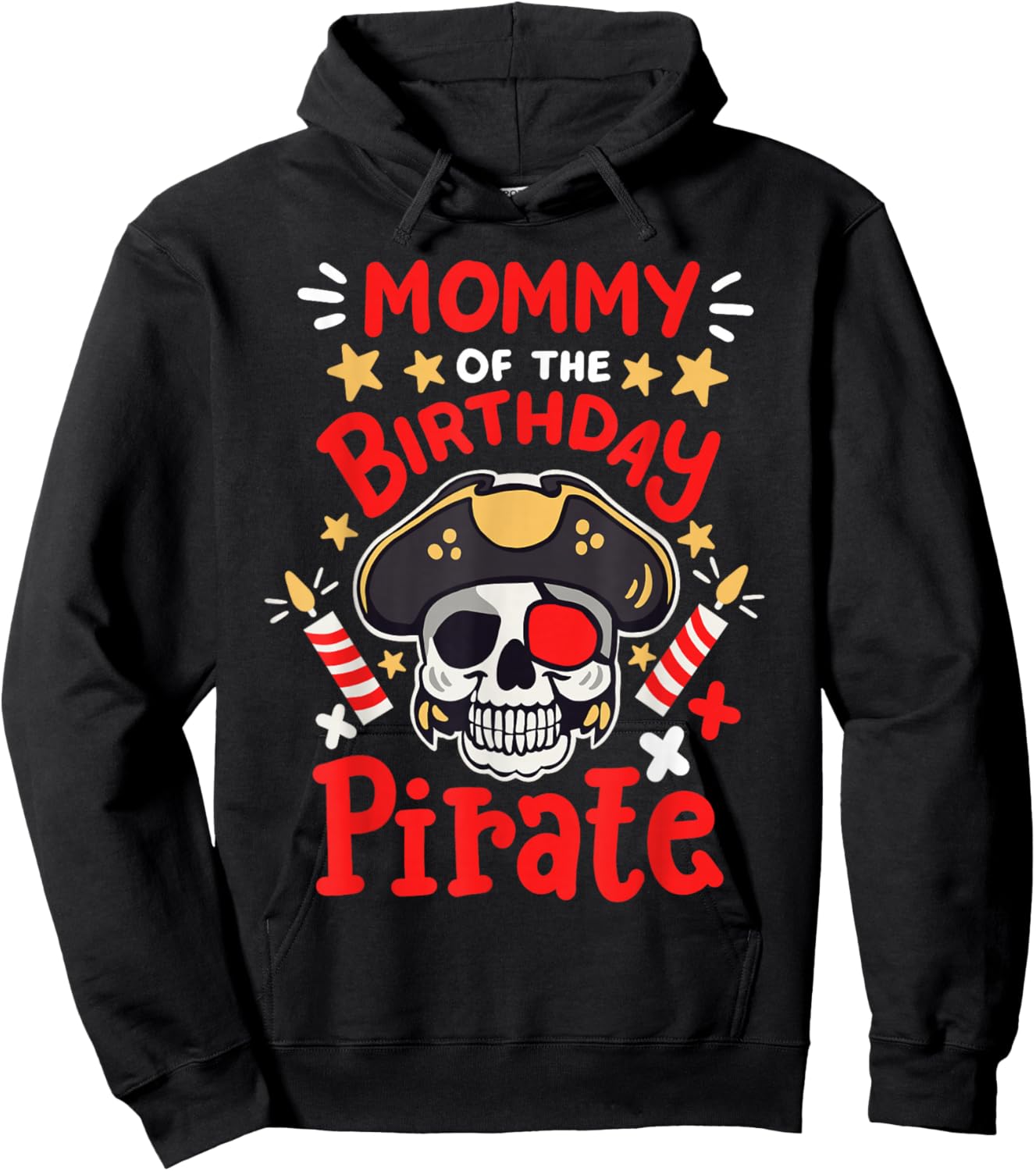 Mommy Of The Birthday Pirate Party Family Matching Women Hoodie - Hoodie | Black