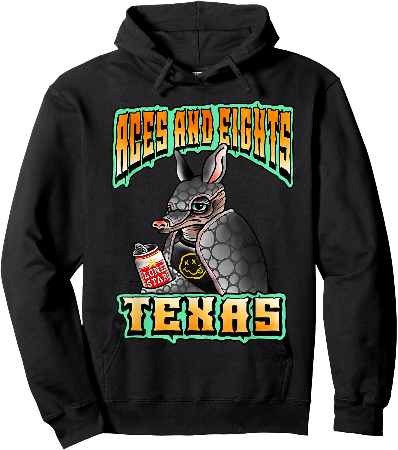 Punk Rock Armadillo Hoodie - Hoodie | Black