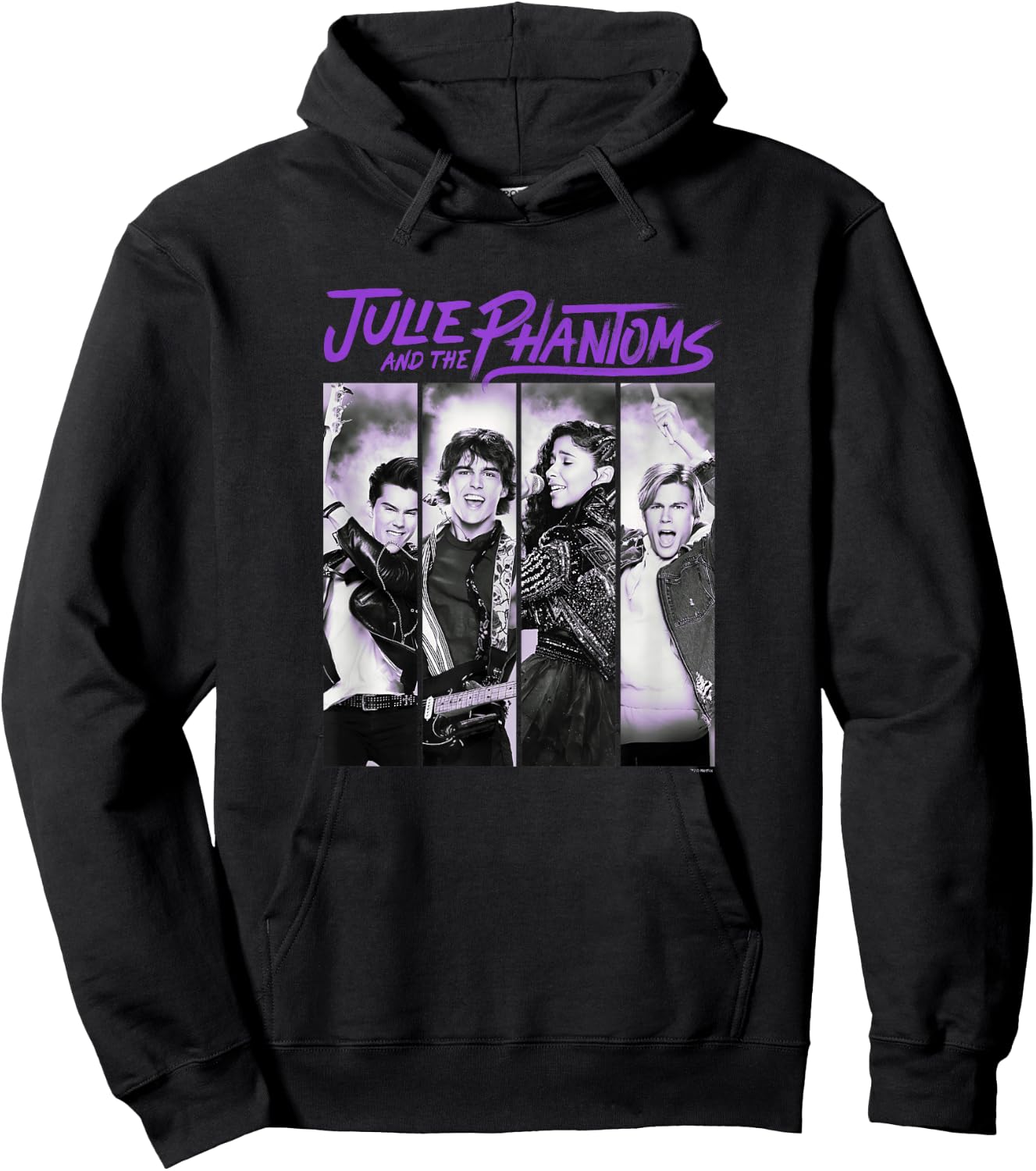 Julie And The Phantoms Band Portrait Panels Hoodie - Hoodie | Black