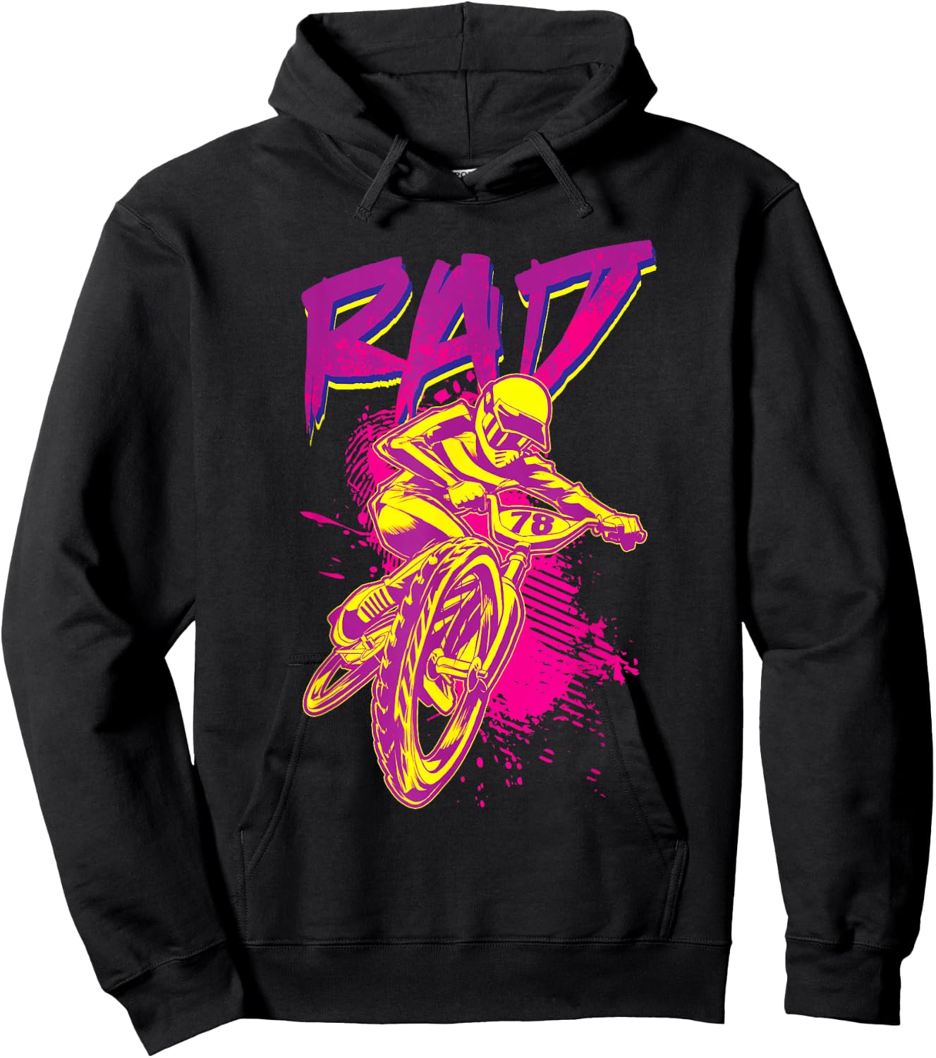 Rad BMX 80s Hoodie - Hoodie | Black
