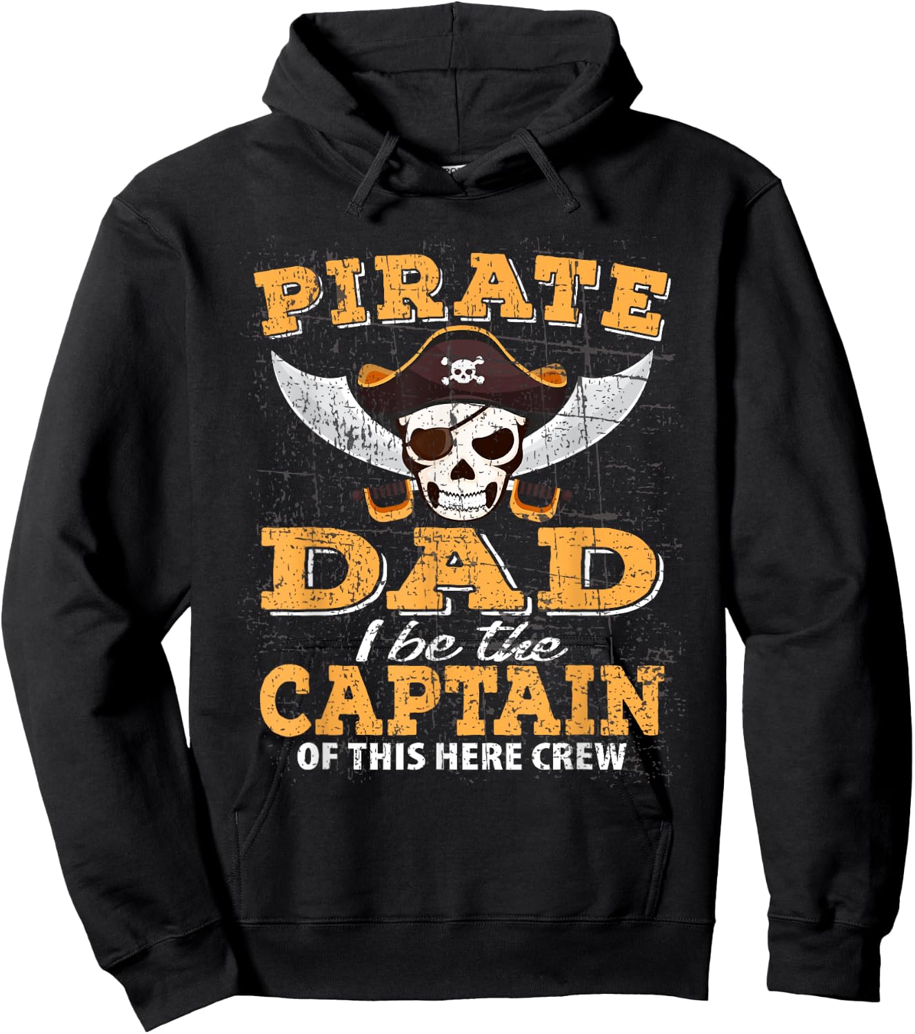 Funny Pirate Night Dad Cruise Family Vacation Party Matching Hoodie - Hoodie | Black
