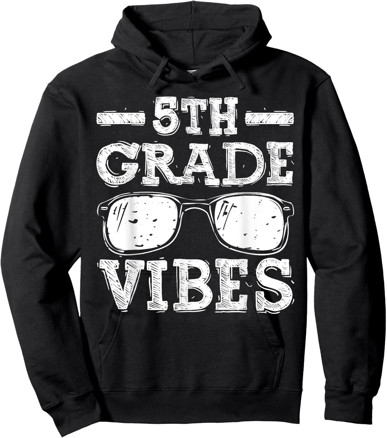 Back to School 5th Grade Vibes, First Day Teacher Children Hoodie - Hoodie | Black