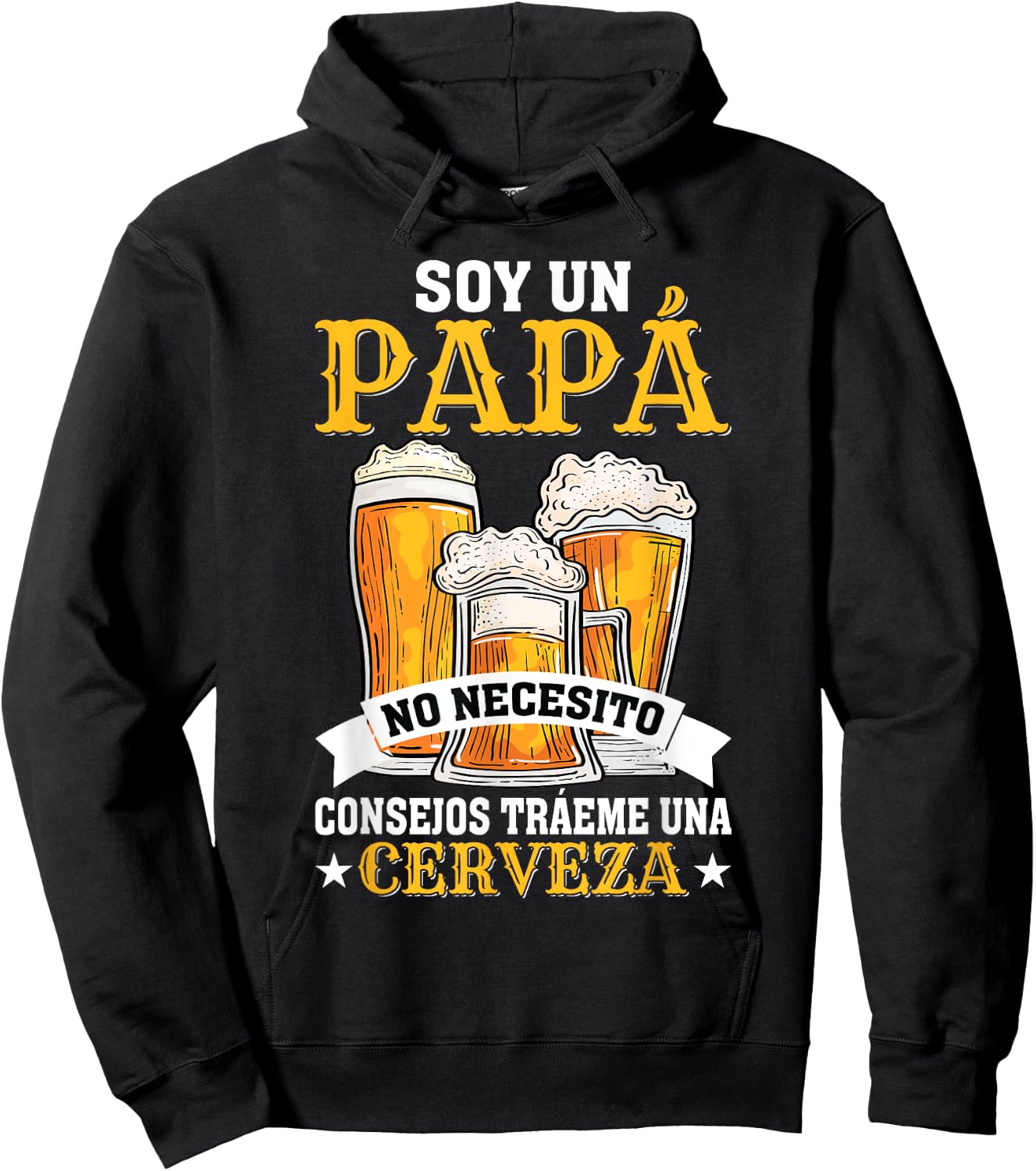Camiseta Para Bebedores De Cerveza Divertida Para Papá Hoodie - Hoodie | Black