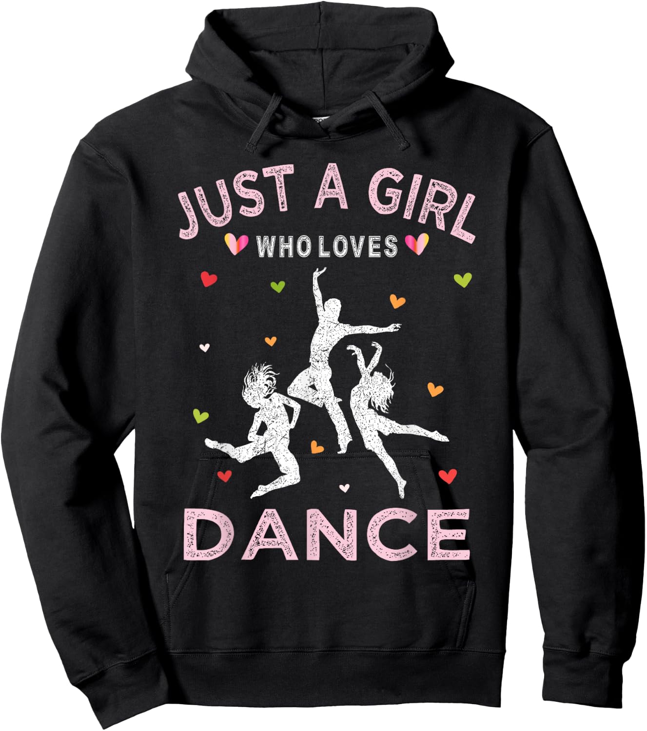 Funny Dance Lover Just A Girl Who Loves Dance Hoodie - Hoodie | Black