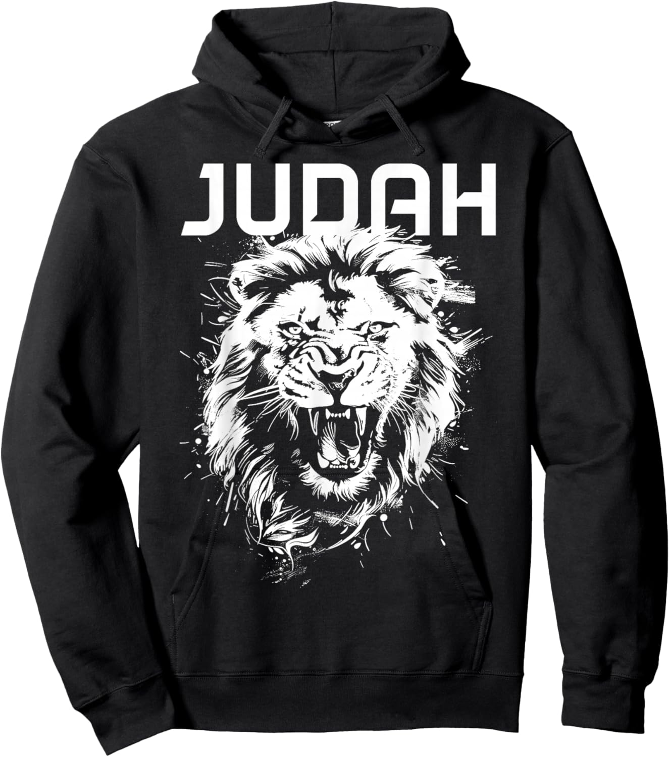 Lion Of Judah Hebrew Israelite Christian Jewish African YHWH Hoodie - Hoodie | Black