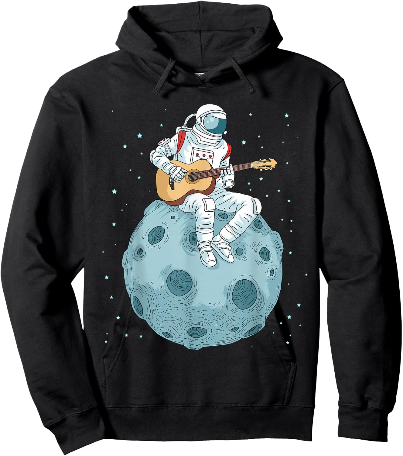 Guitar Kids Music Electric Bass Guitar Gift Guitarist Hoodie - Hoodie | Black