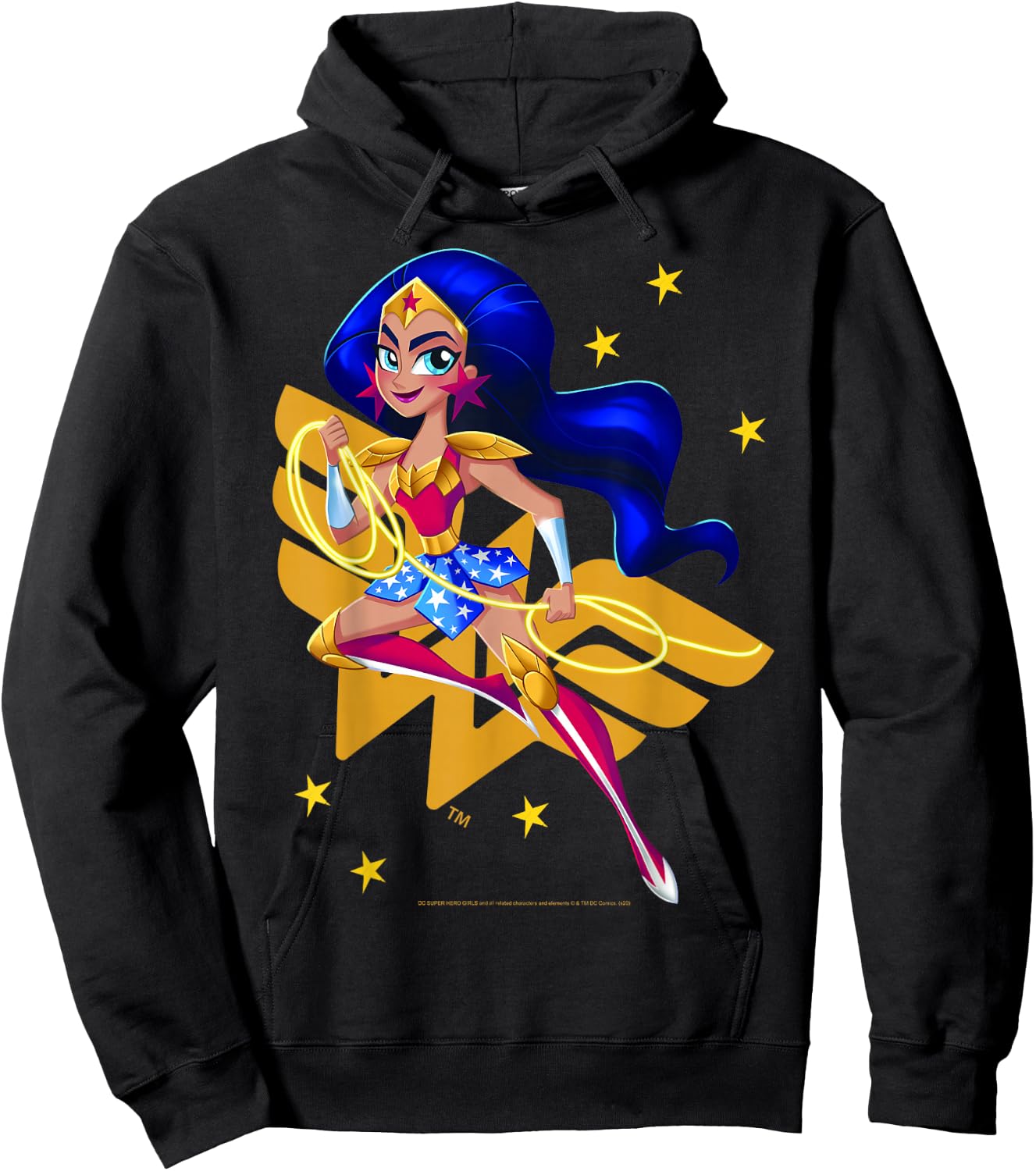 DC Comics Super Hero Girls Wonder Woman Hoodie - Hoodie | Black
