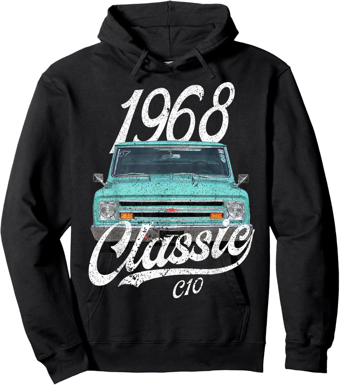 1967 1968 C10 67' Chevys Hoodie - Hoodie | Black