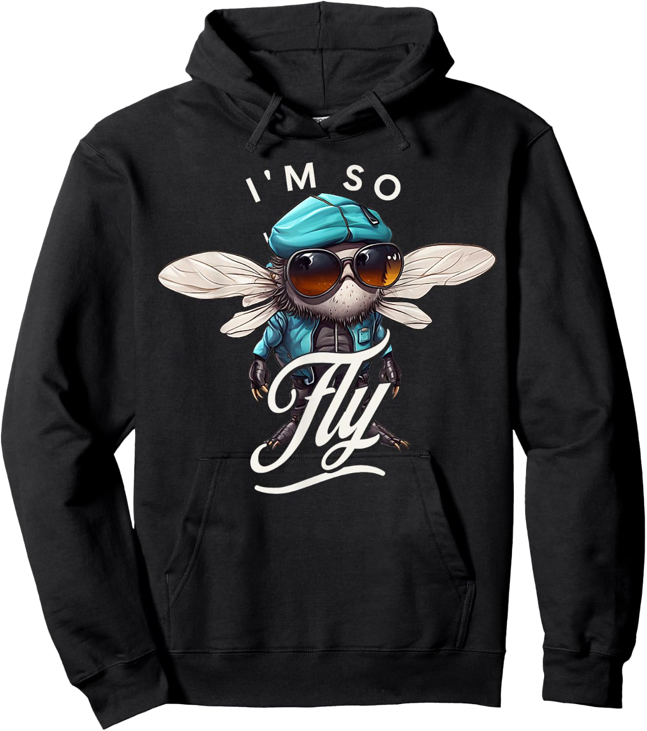 I'm So Fly - Funny Insect Hoodie - Hoodie | Black