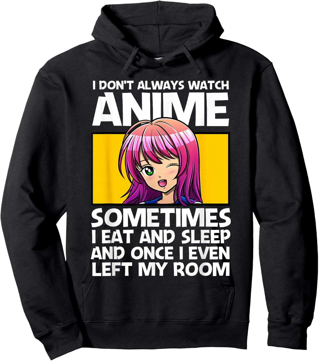 Anime Gift Teen Girls Men Anime Merch Anime Lovers Small Hoodie - Hoodie | Black
