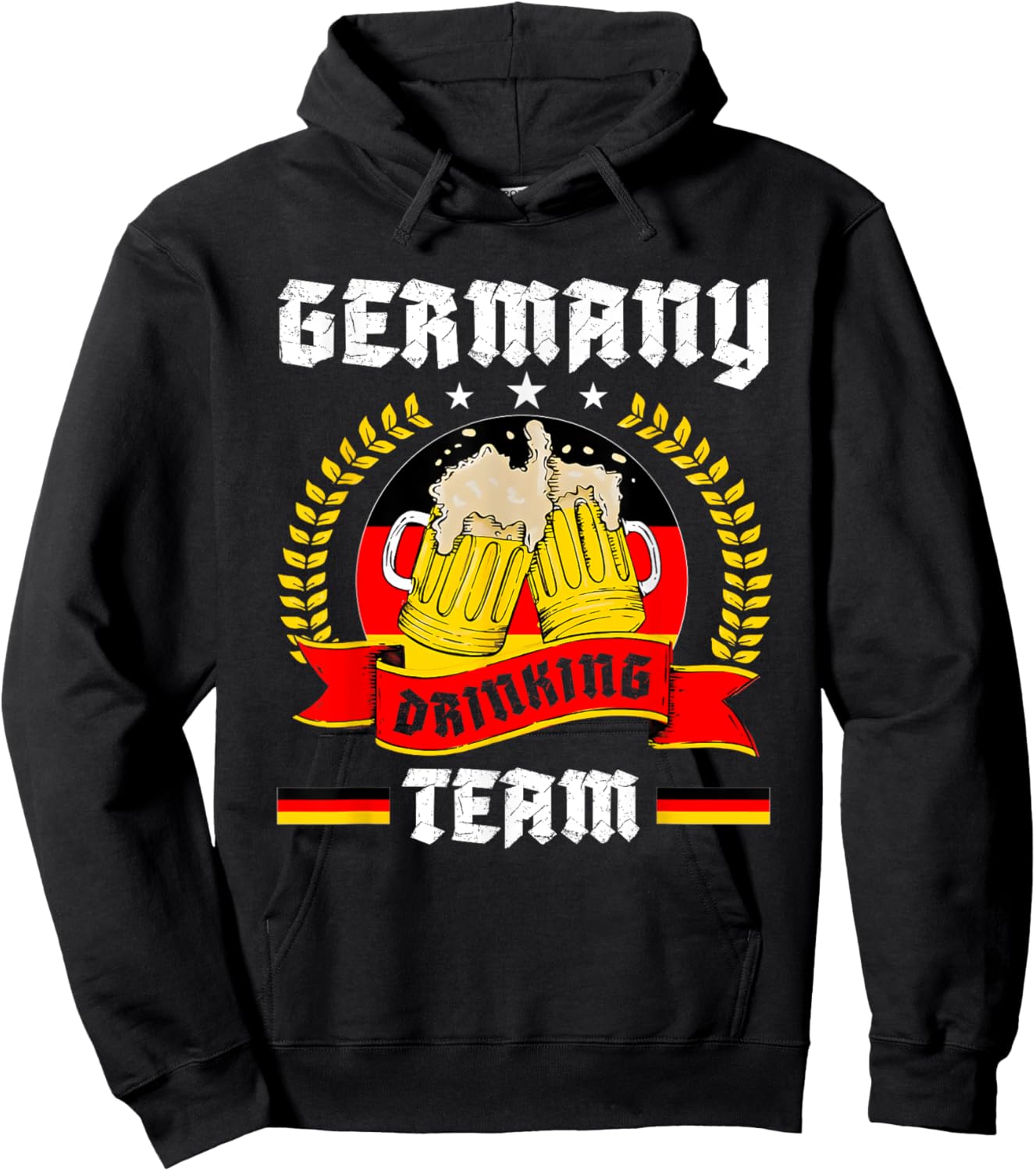 Germany Drinking Team Beer Festivals Oktoberfest Hoodie - Hoodie | Black