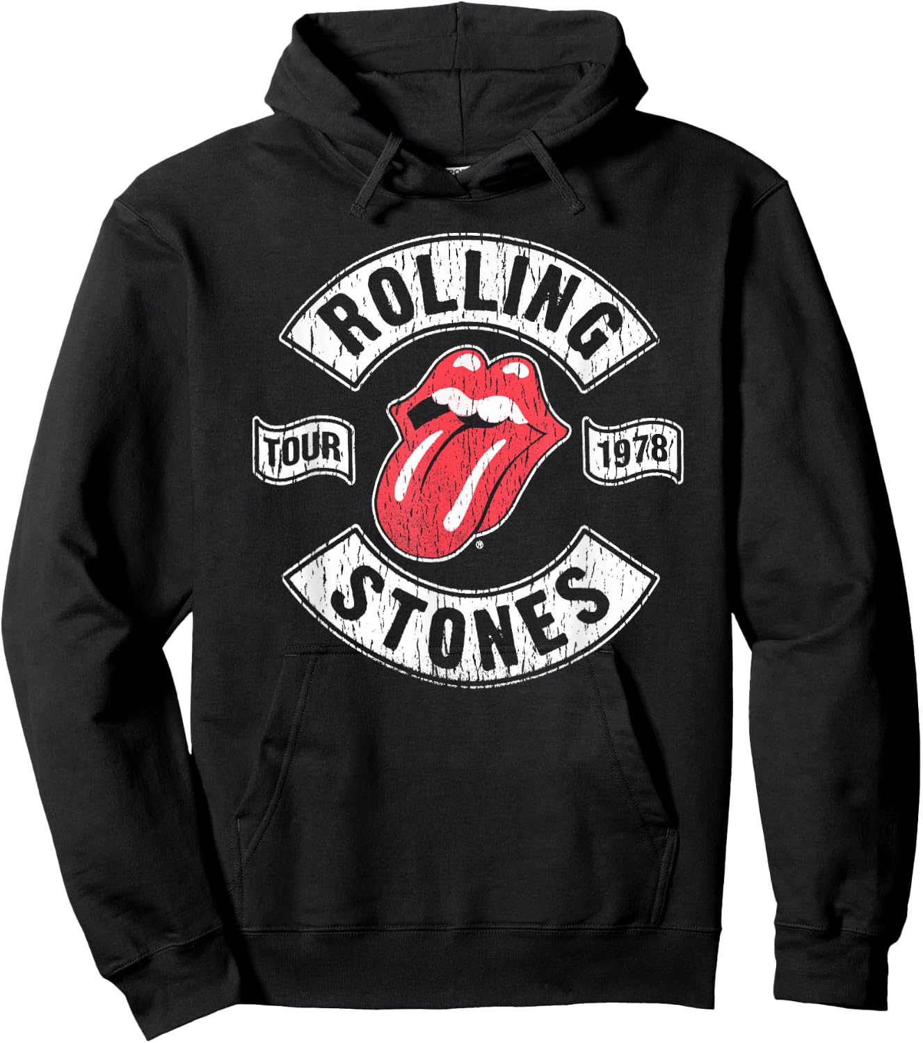 The Rolling Stones Tour 1978 Hoodie - Hoodie | Black
