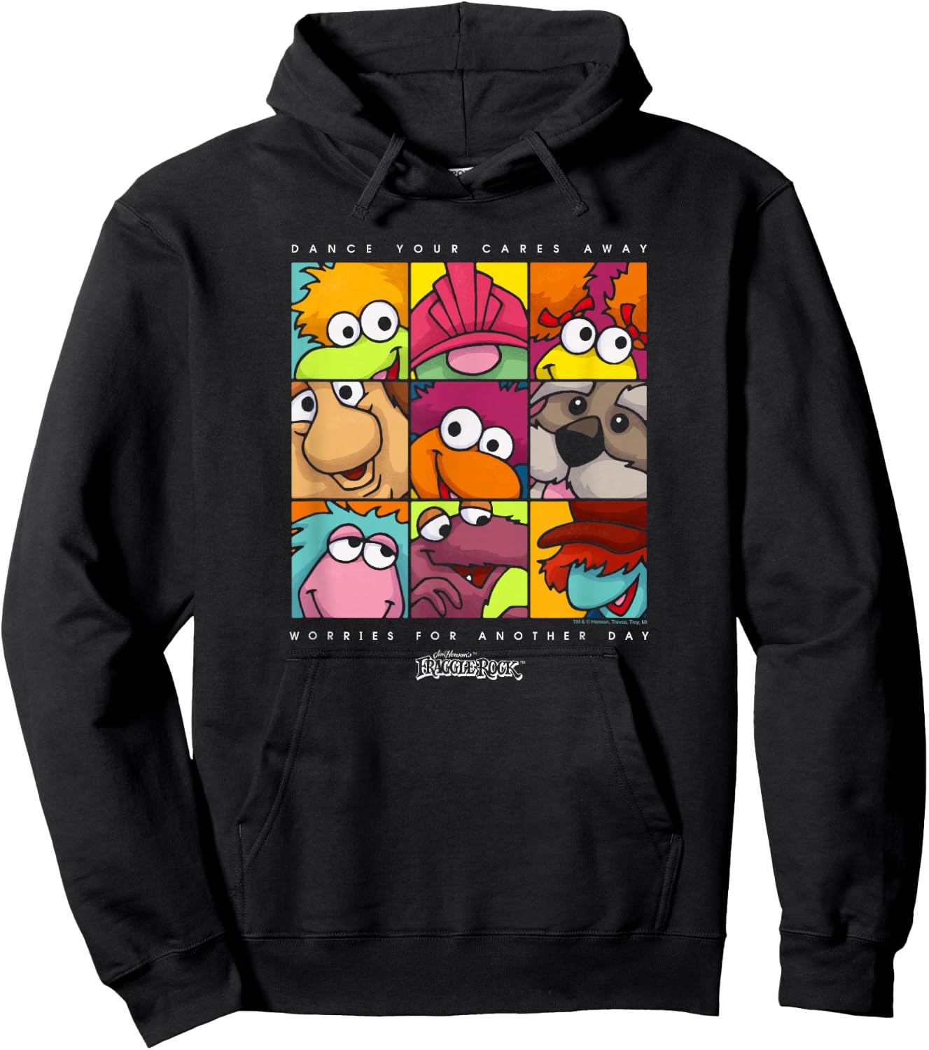 Fraggle Rock Squared Hoodie - Hoodie | Black