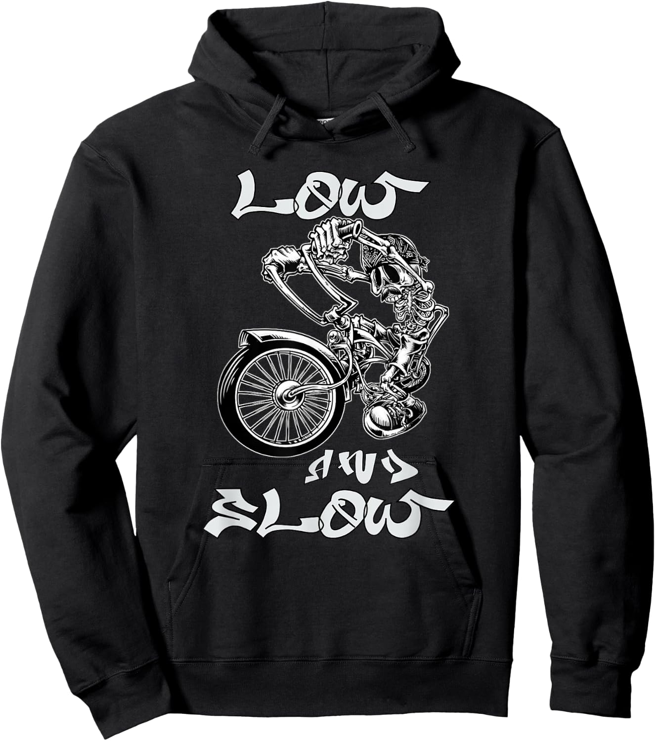 Low Rider Bicycle . Chicano Cholo, Lowrider Bike Hoodie - Hoodie | Black