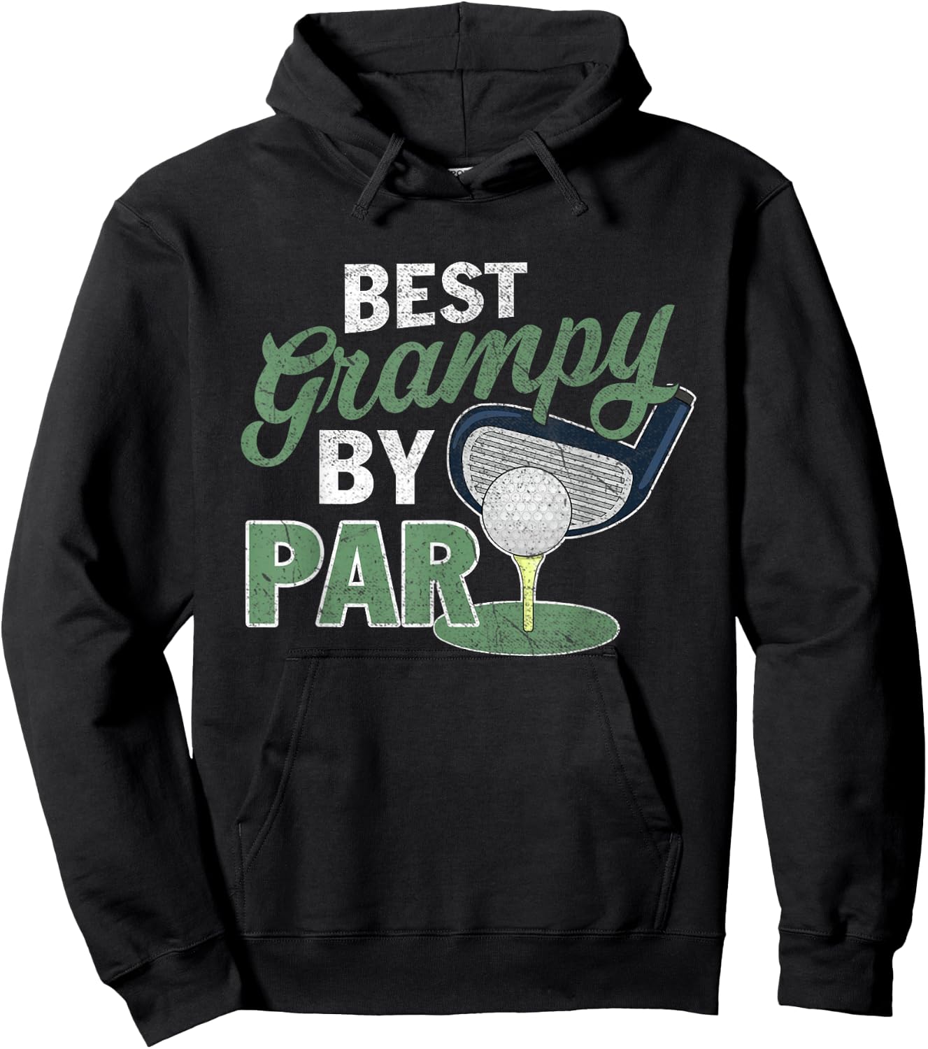 Best Grampy By Par Father's Day Golf Sports Hoodie - Hoodie | Black
