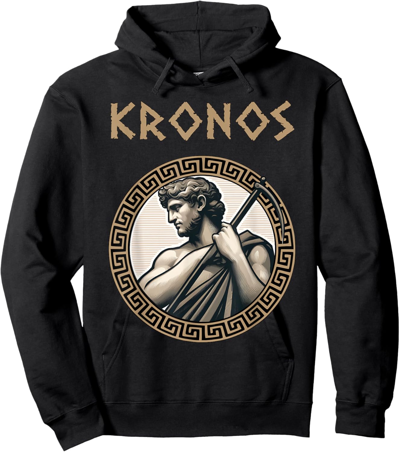 Kronos Ancient Greek Titan Greek Mythology Hoodie - Hoodie | Black