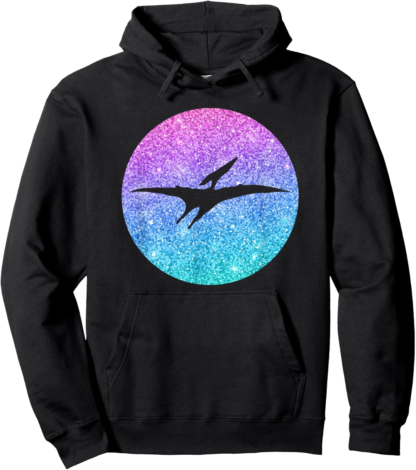 Cute Pterodactyl Dinosaur Gift Girls Teens And Women Hoodie - Hoodie | Black
