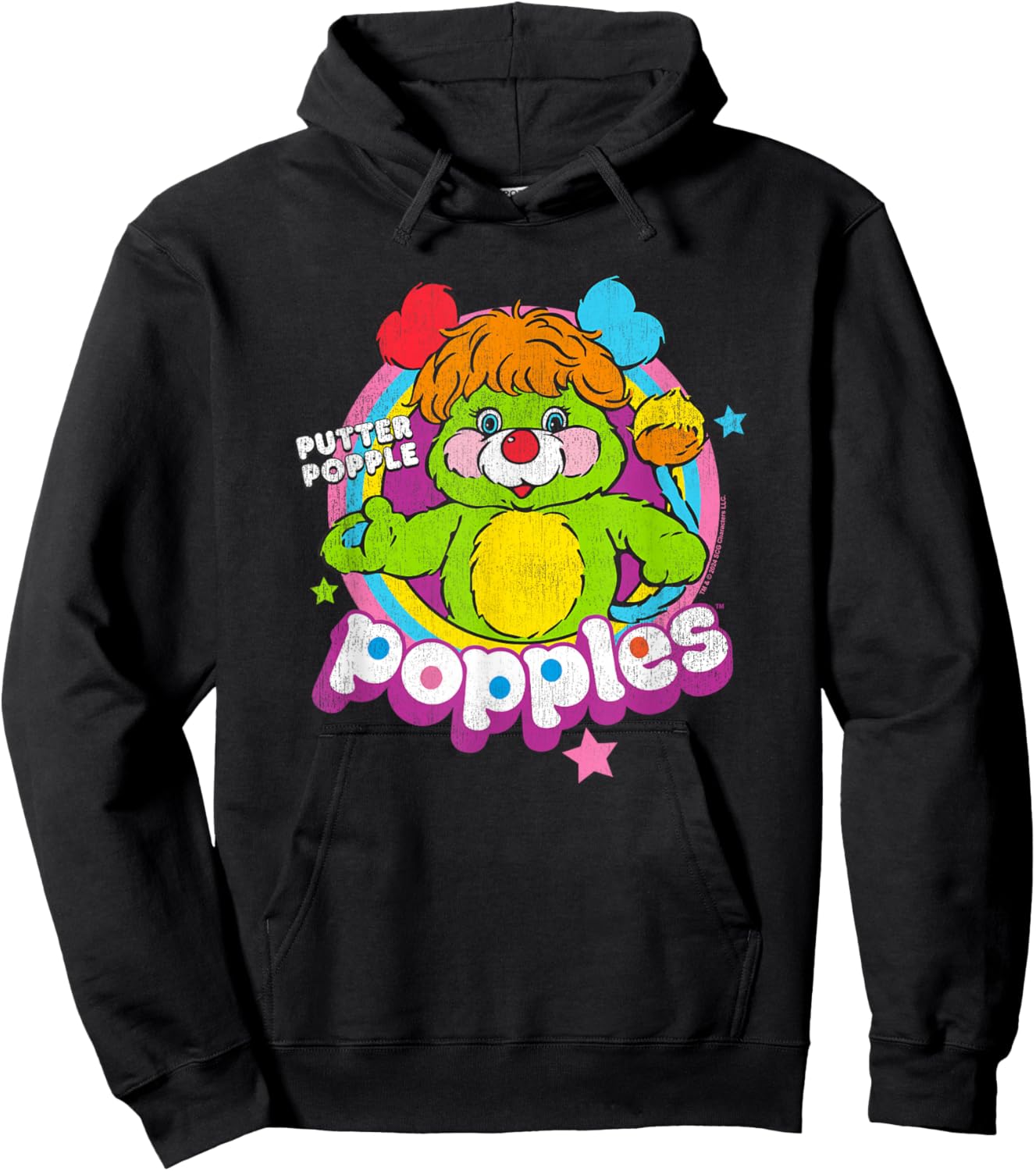 Popples Putter Popple , Small, Black Hoodie - Hoodie | Black